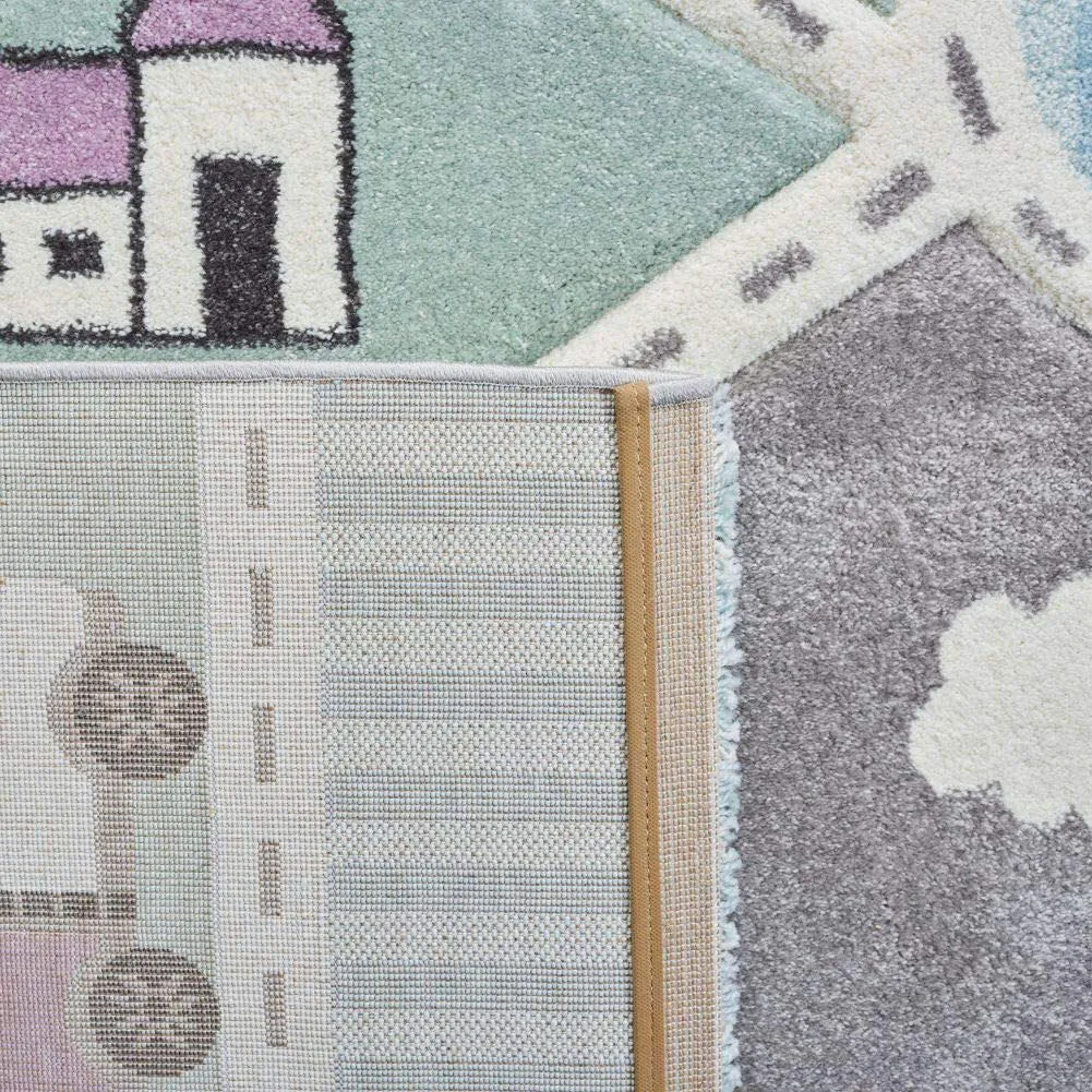 Large View Charlie Kids Road Play Mat