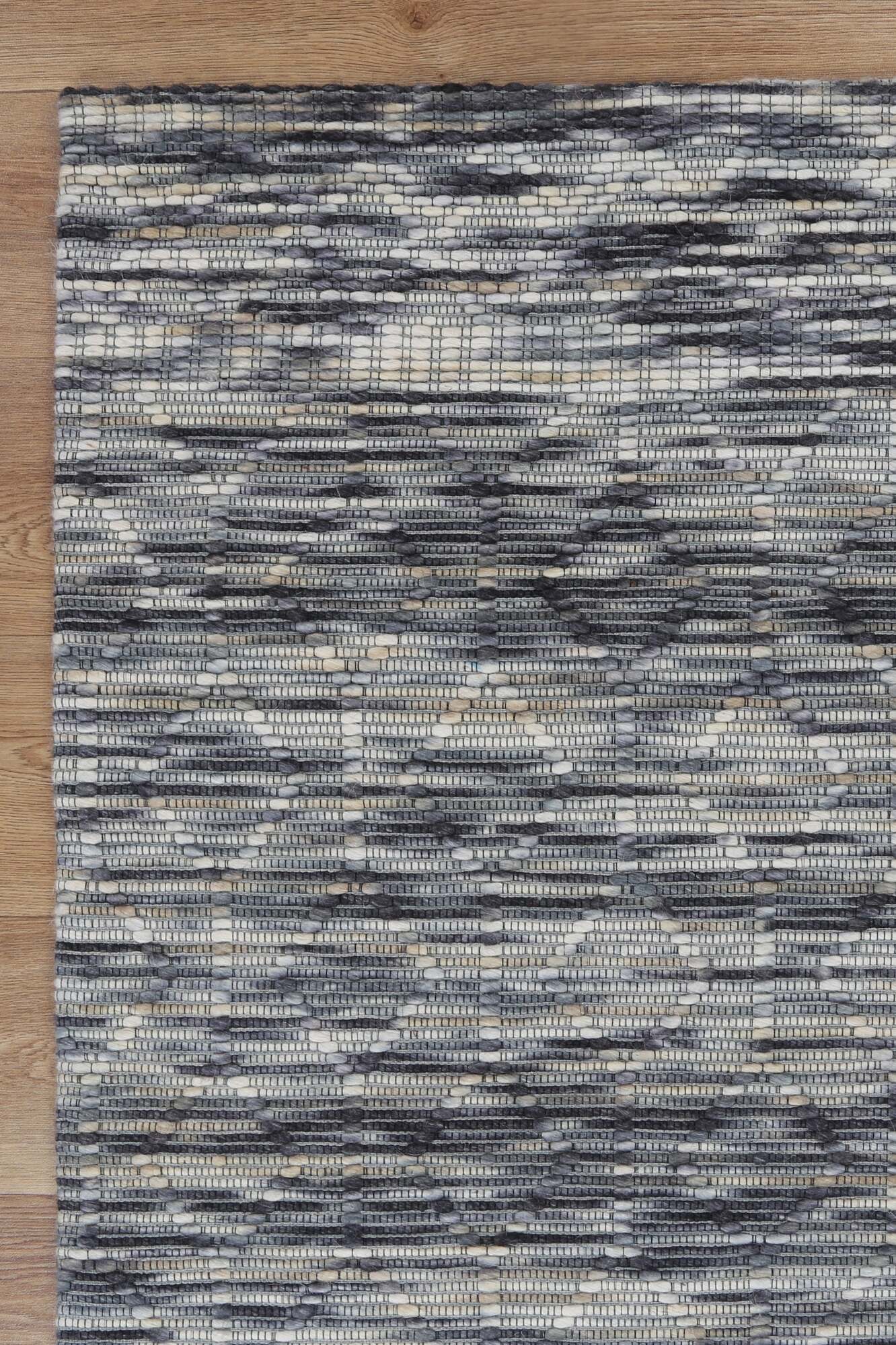 Large View Chea Geometric Wool Rug
