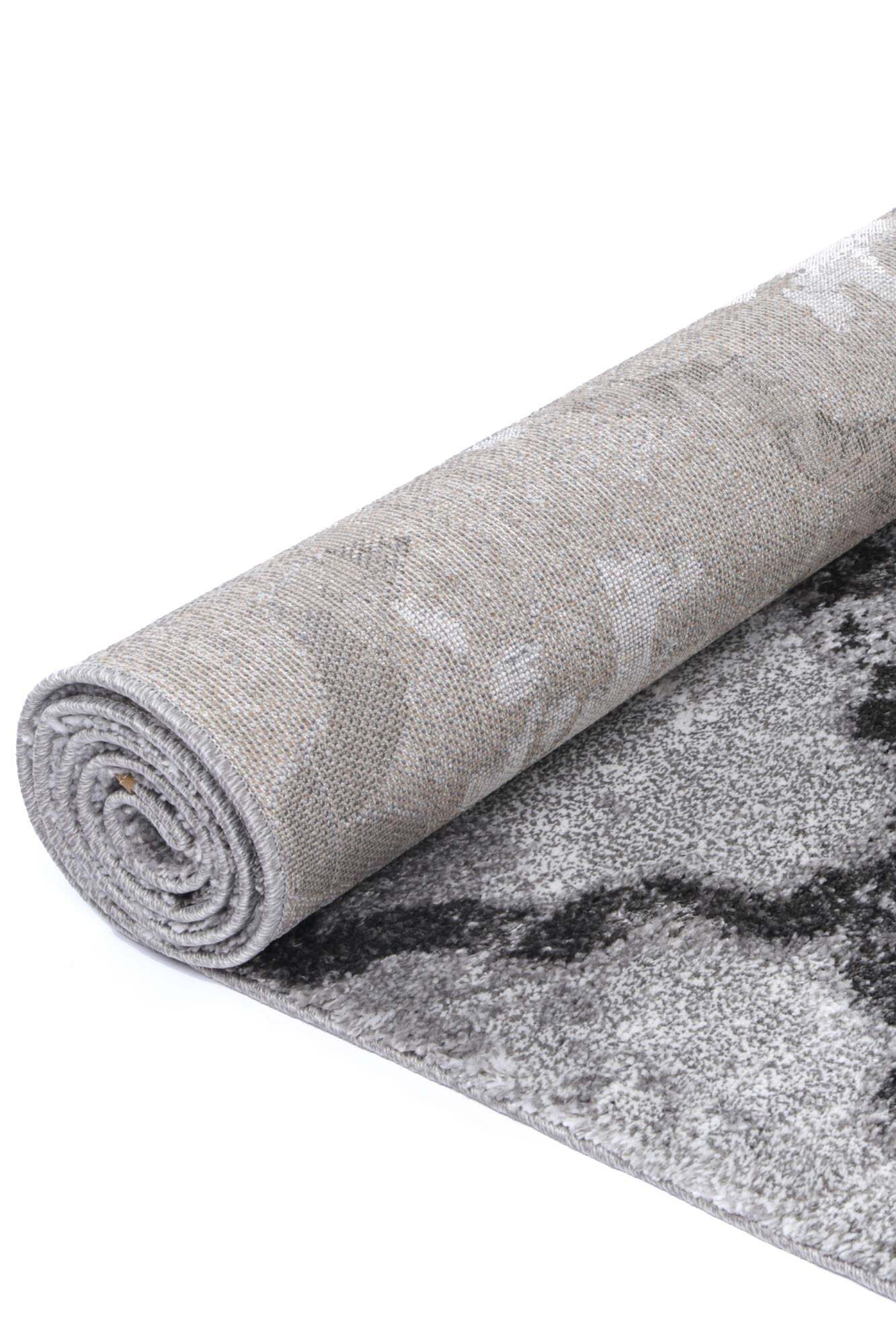 Large View Cole Grey Trellis Rug