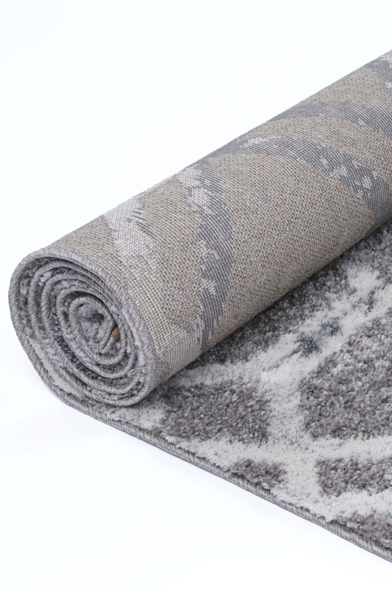Large View Cole Grey Trellis Rug