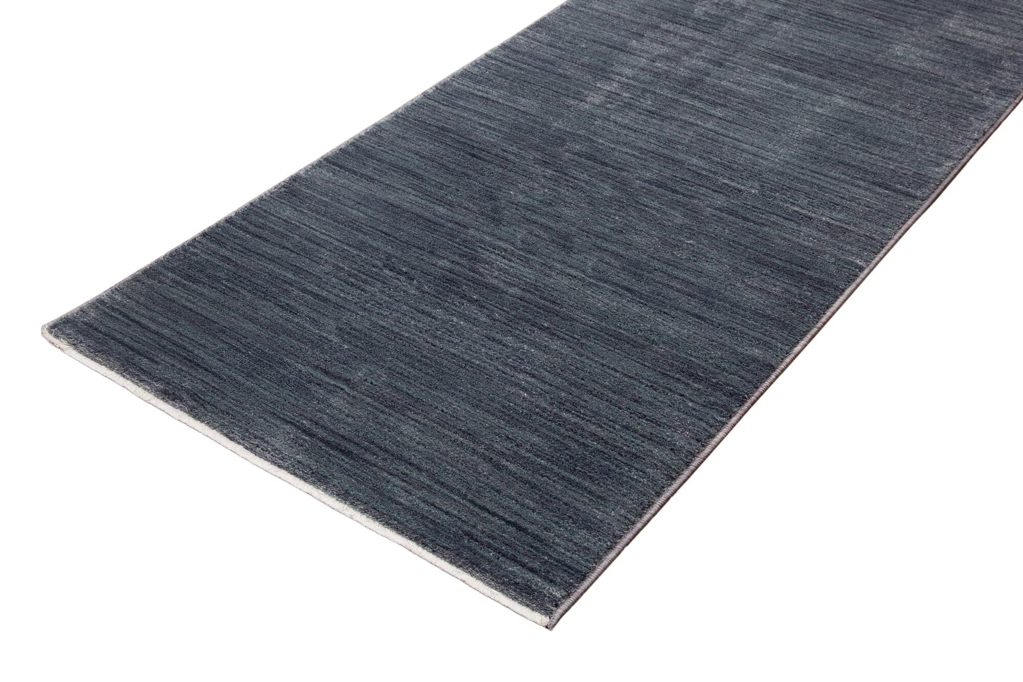 Large View Cora Plain Blue Modern Rug
