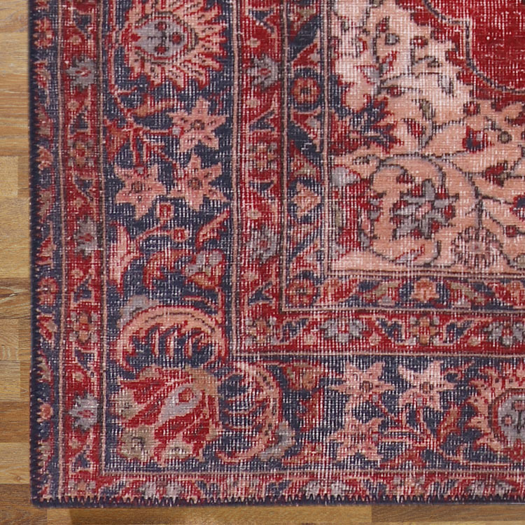 Large View Diva Red Classic Overdyed Rug