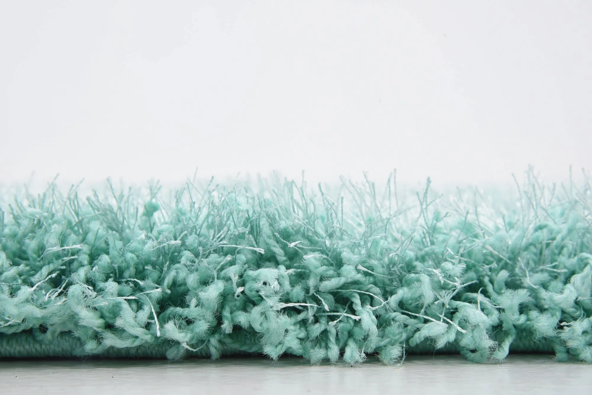 Dream Plain Green Thick Shag Rug