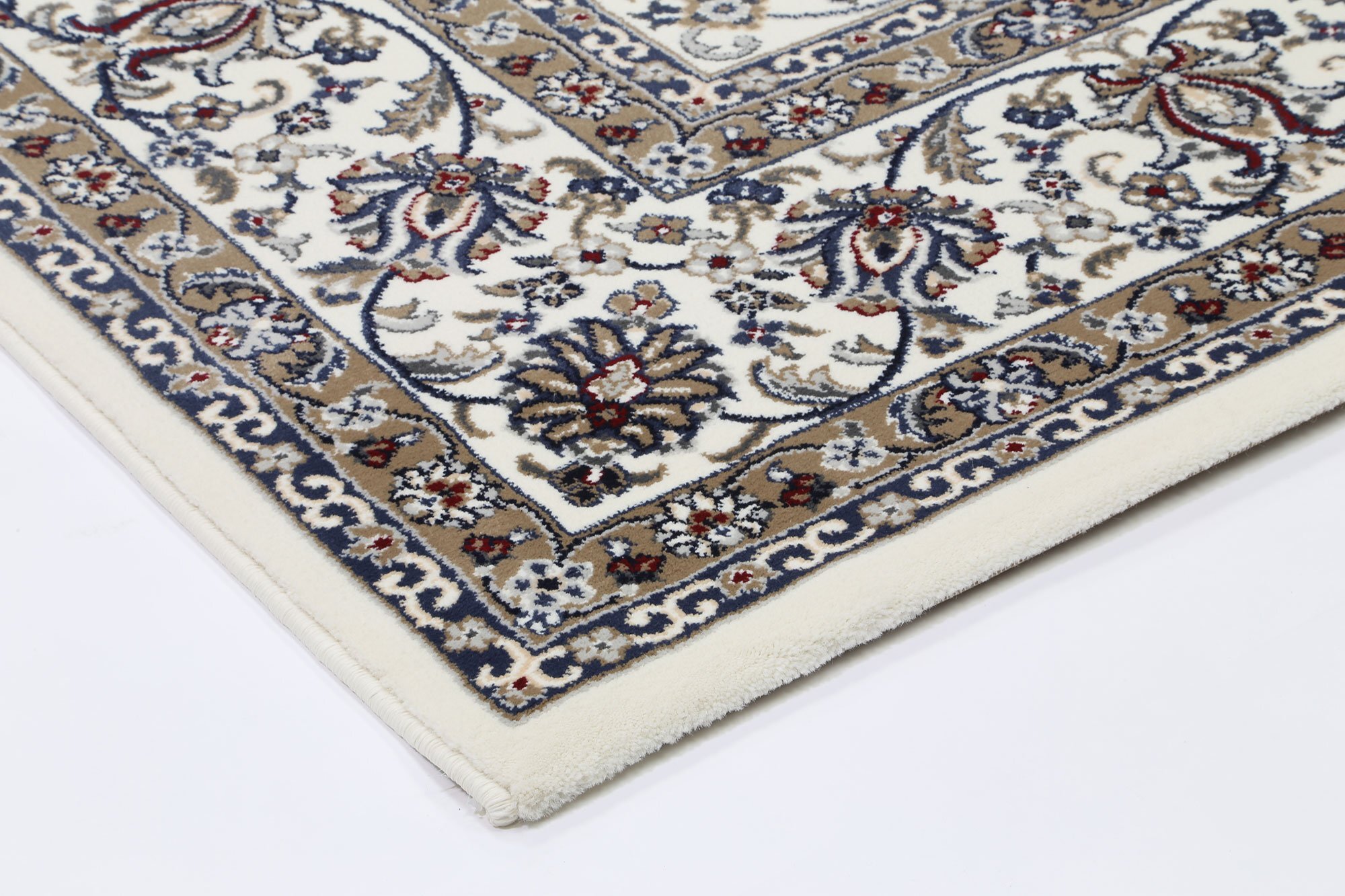 Large View Domenico Floral Border Rug