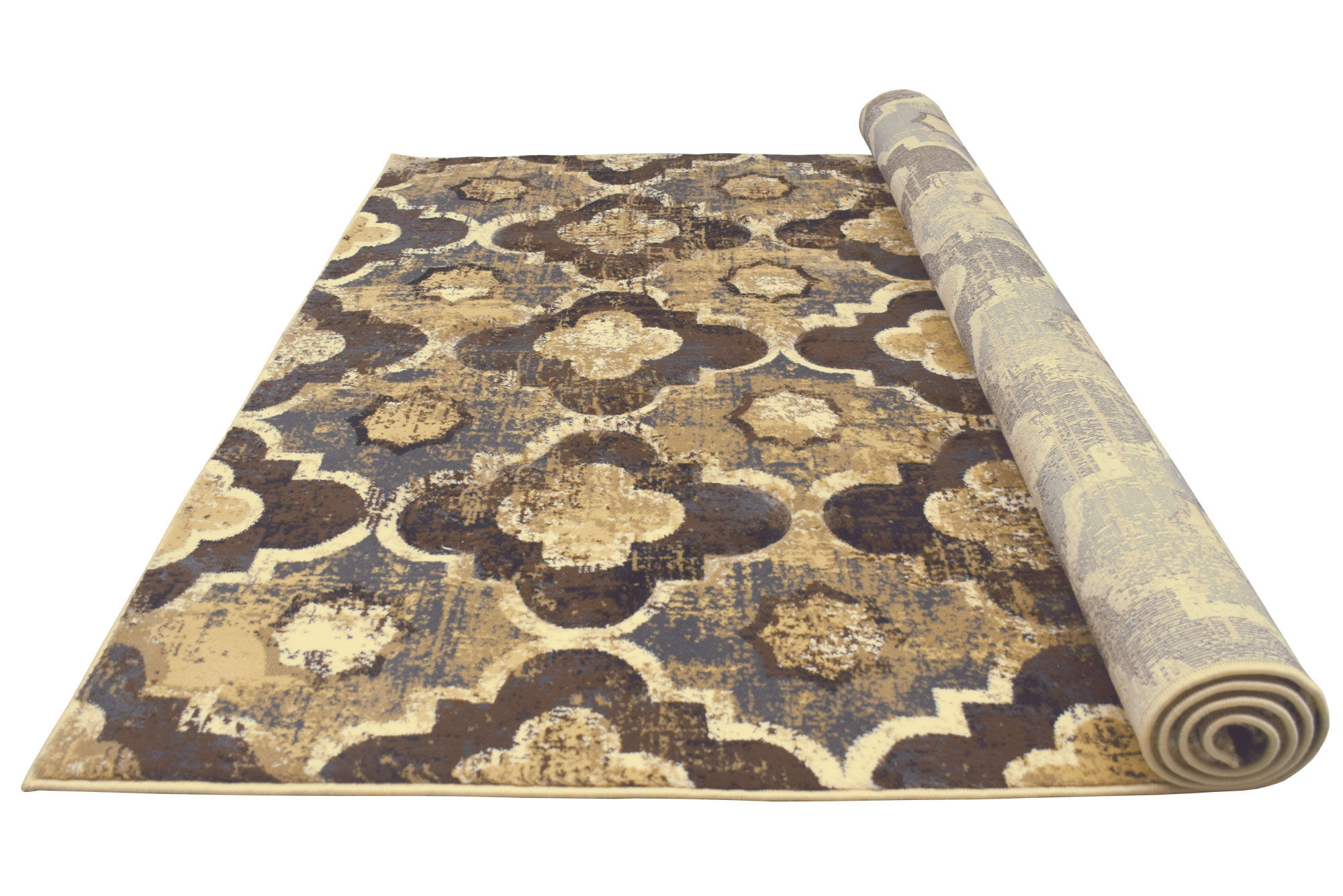 Large View Eliza Modern Trellis Pattern Rug
