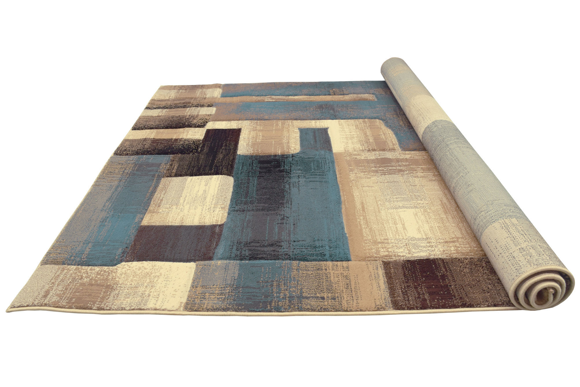 Large View Eliza Modern Carved Abstract Rug