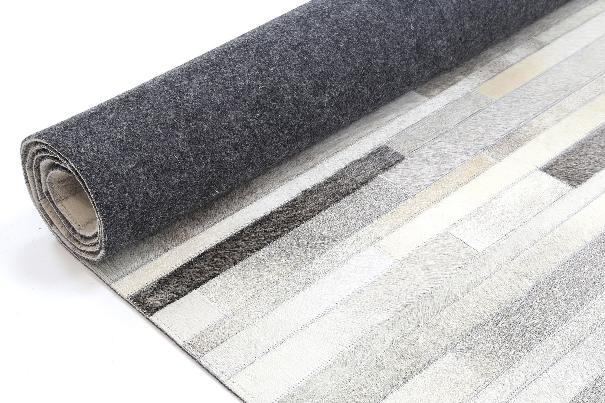 Elena Cow Hide Leather Rug