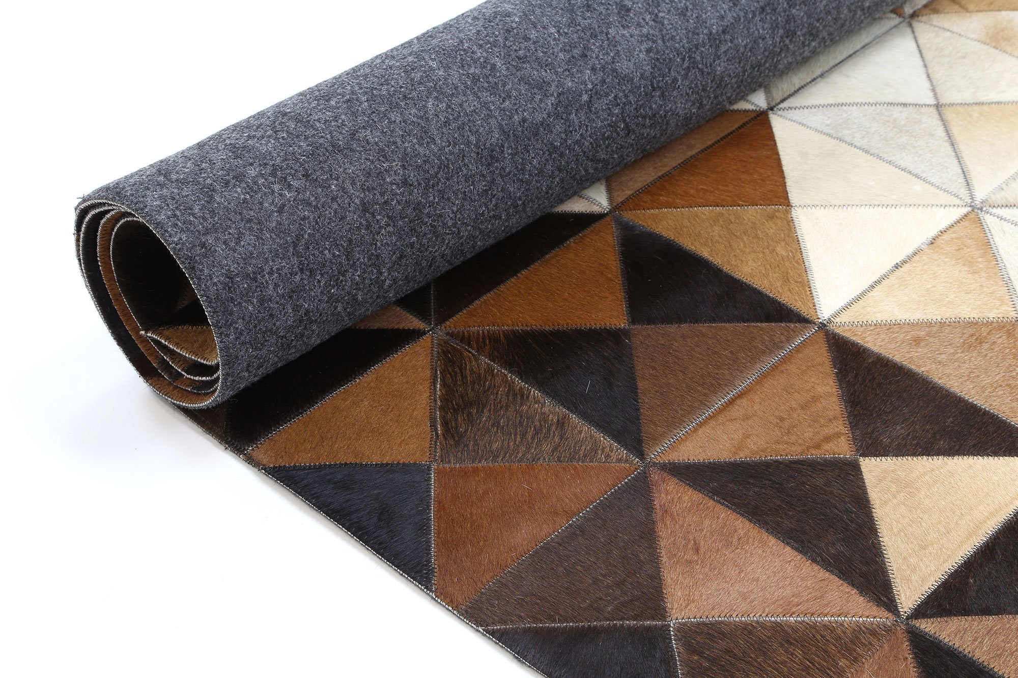 Elena Cow Hide Leather Rug
