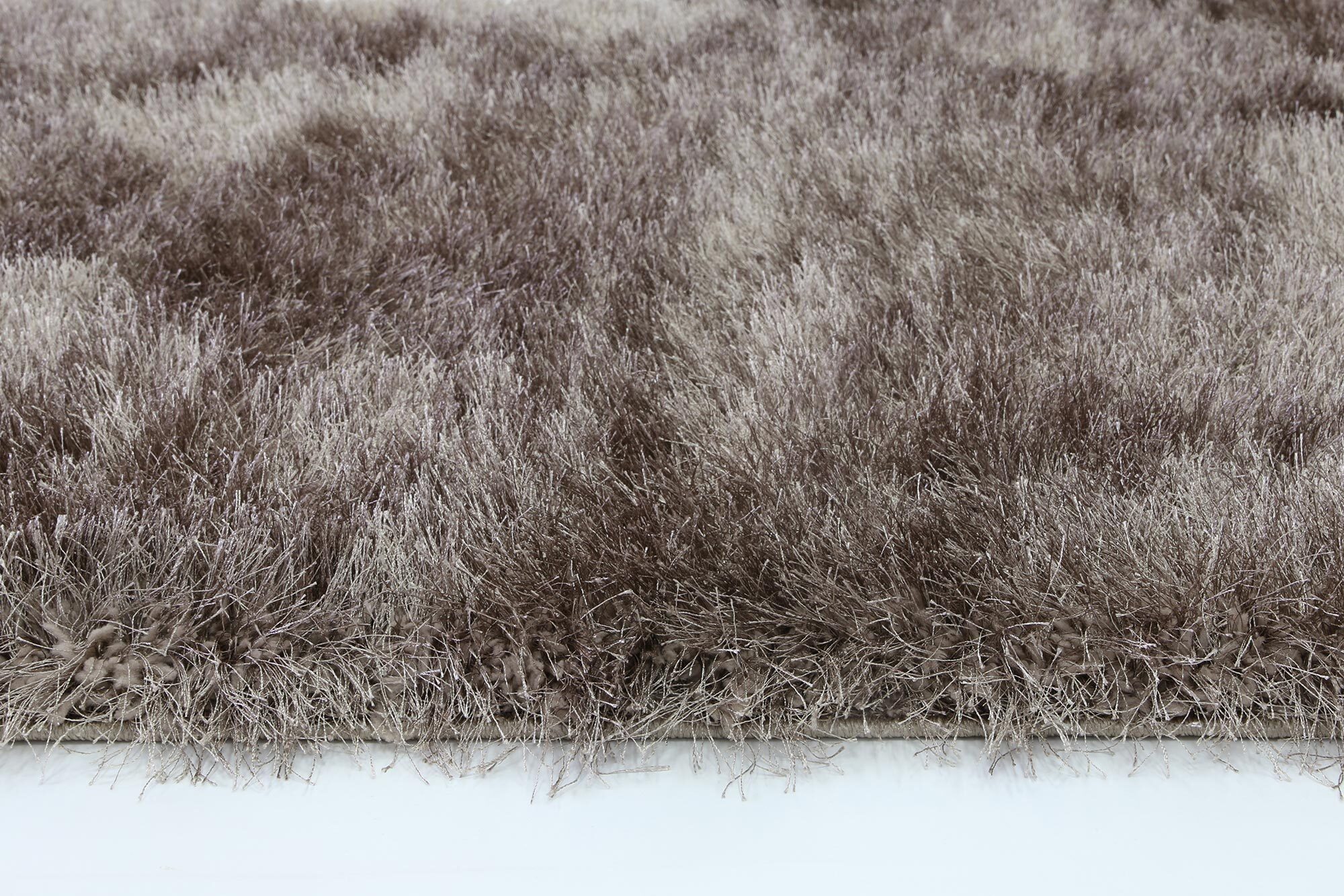 Elisa Silky Soft Brown Shaggy Rug