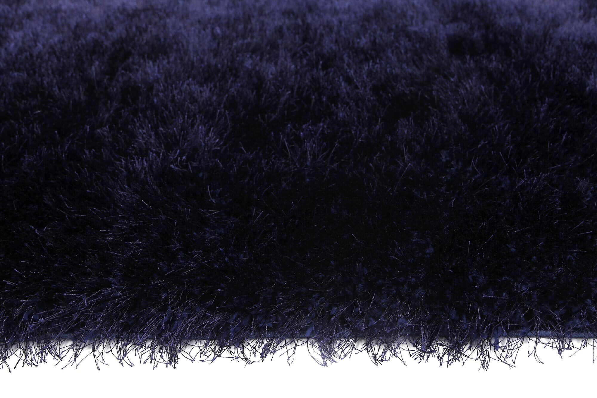 Elisa Shaggy Rug Plain Navy Rugs Free Shipping