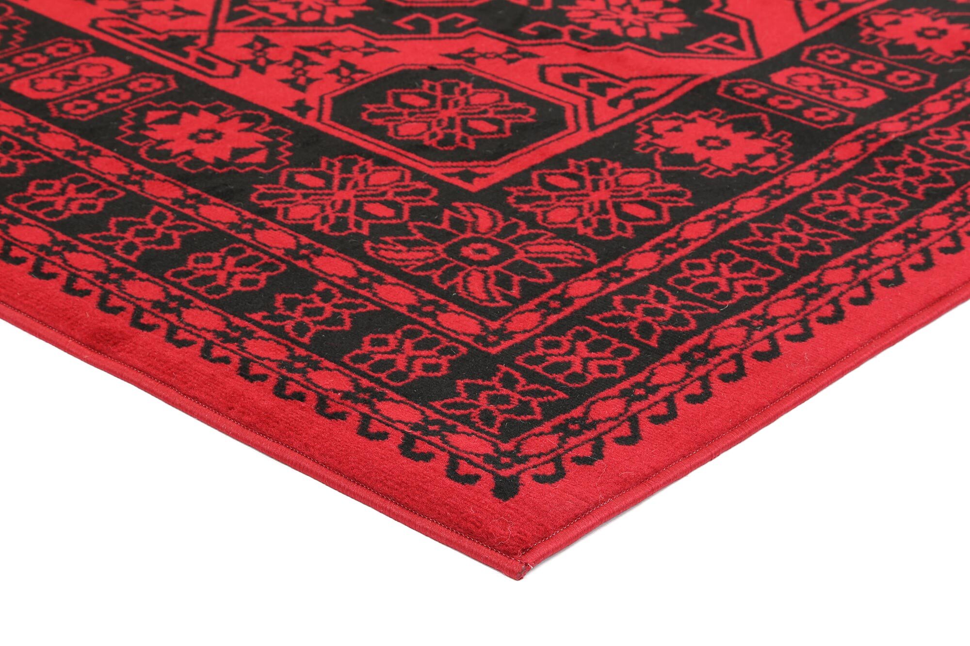 Large View Emma Afghan Tribal Design Rug