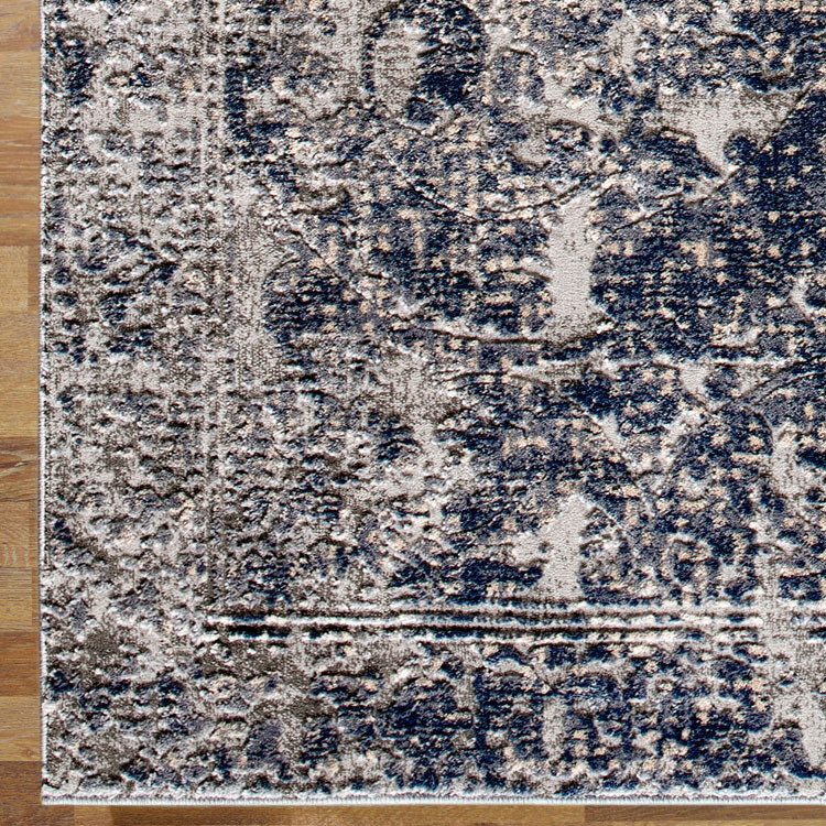 Eris Navy Multi Textured Rug