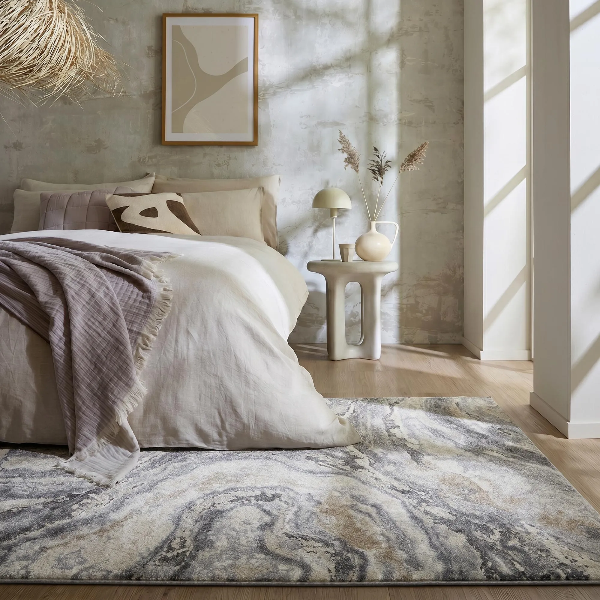 Fantasy Modern Marble Rug