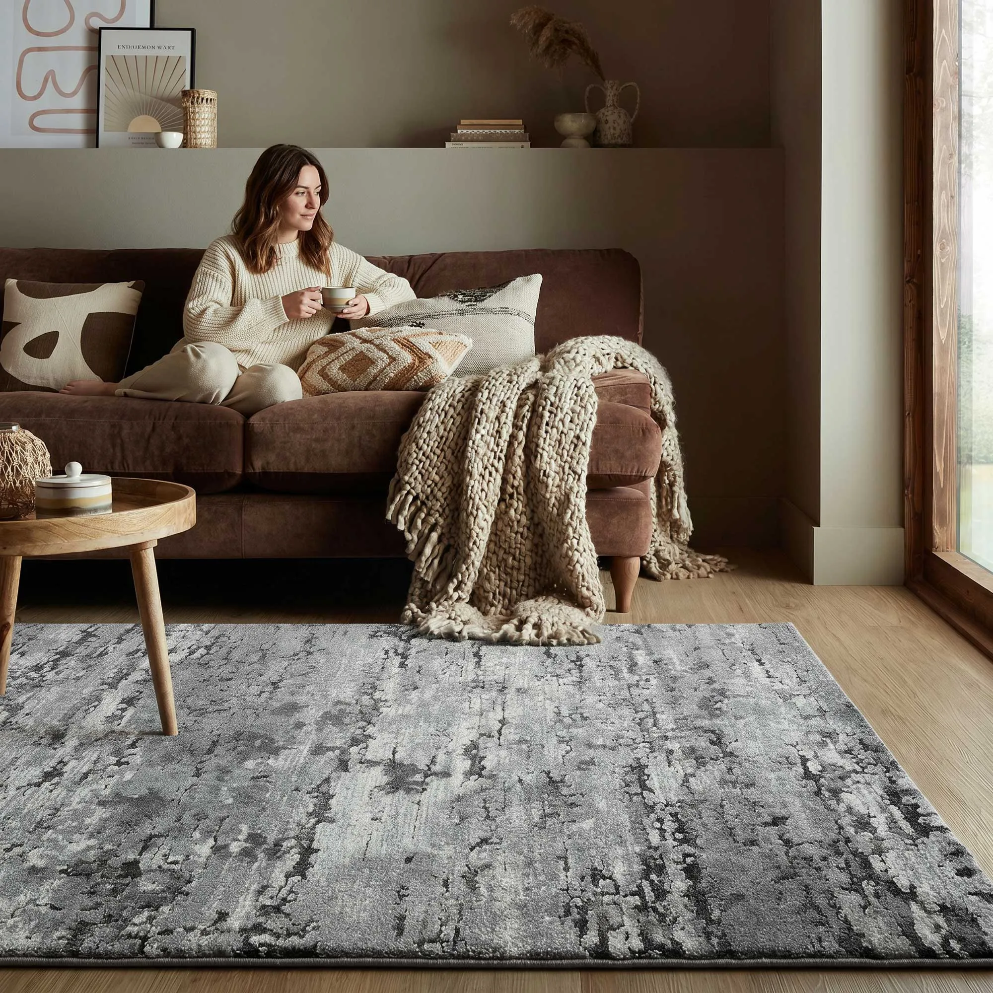 Fantasy Stone Pattern Rug