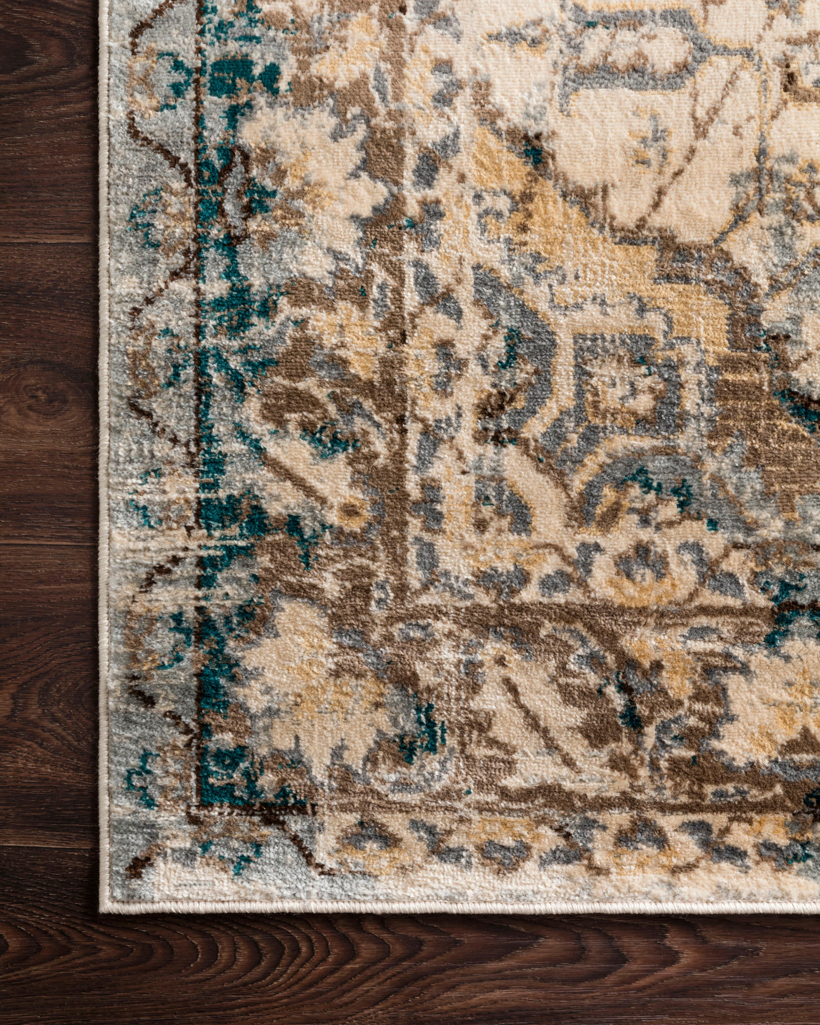 Large View Fred Traditional Medallion Rug
