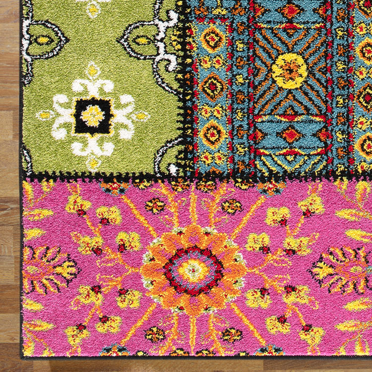 Large View Grant Modern Patchwork Rug