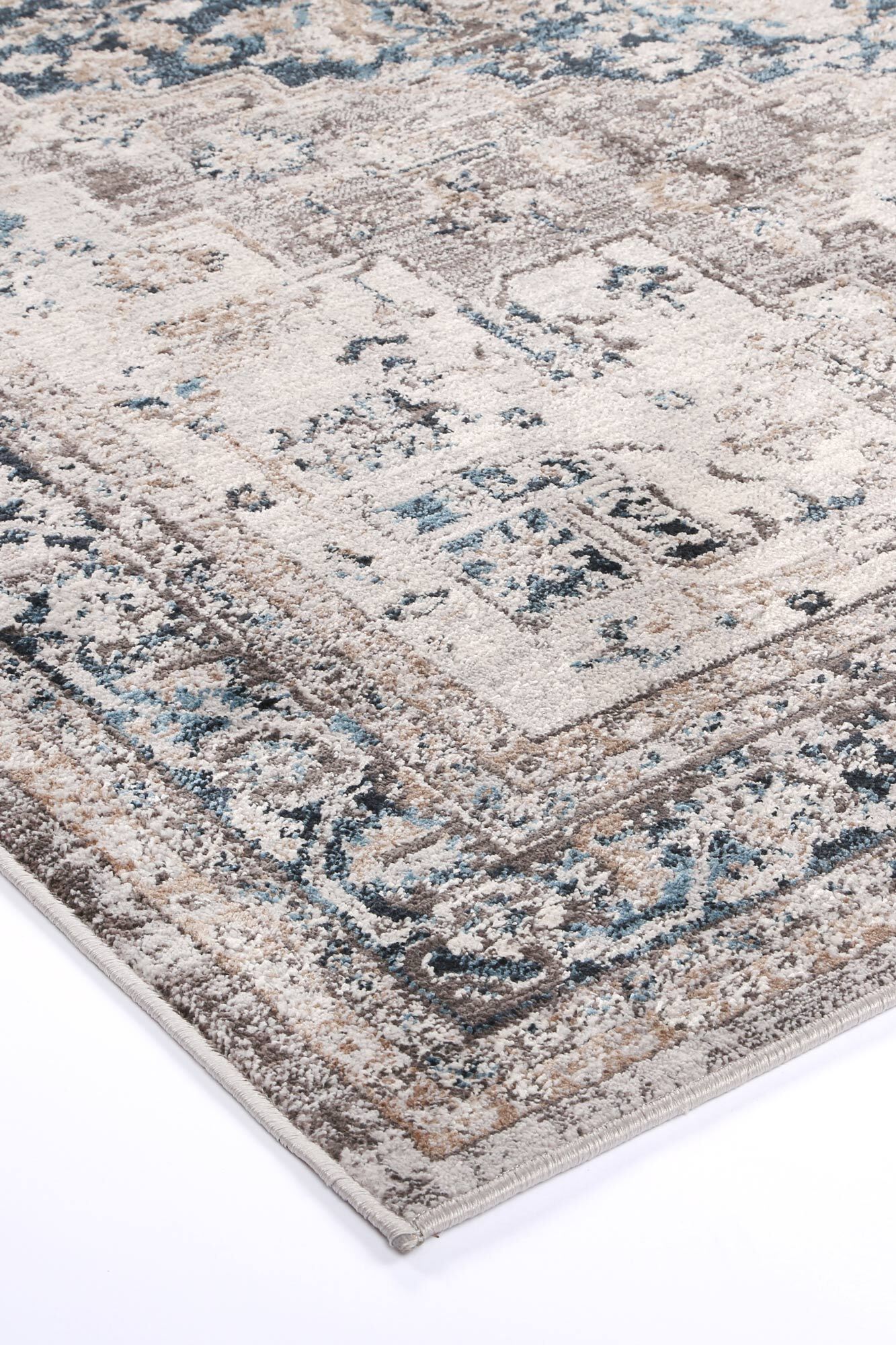 Large View Haze Traditional Overdyed Rug