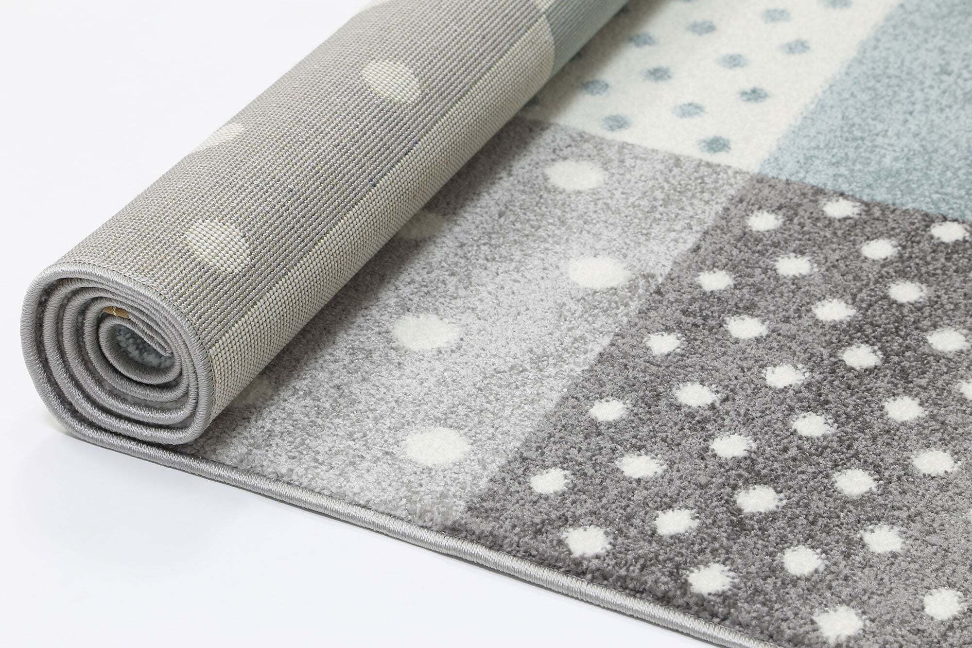 Large View Hello Soft Moon & Stars Kids Rug