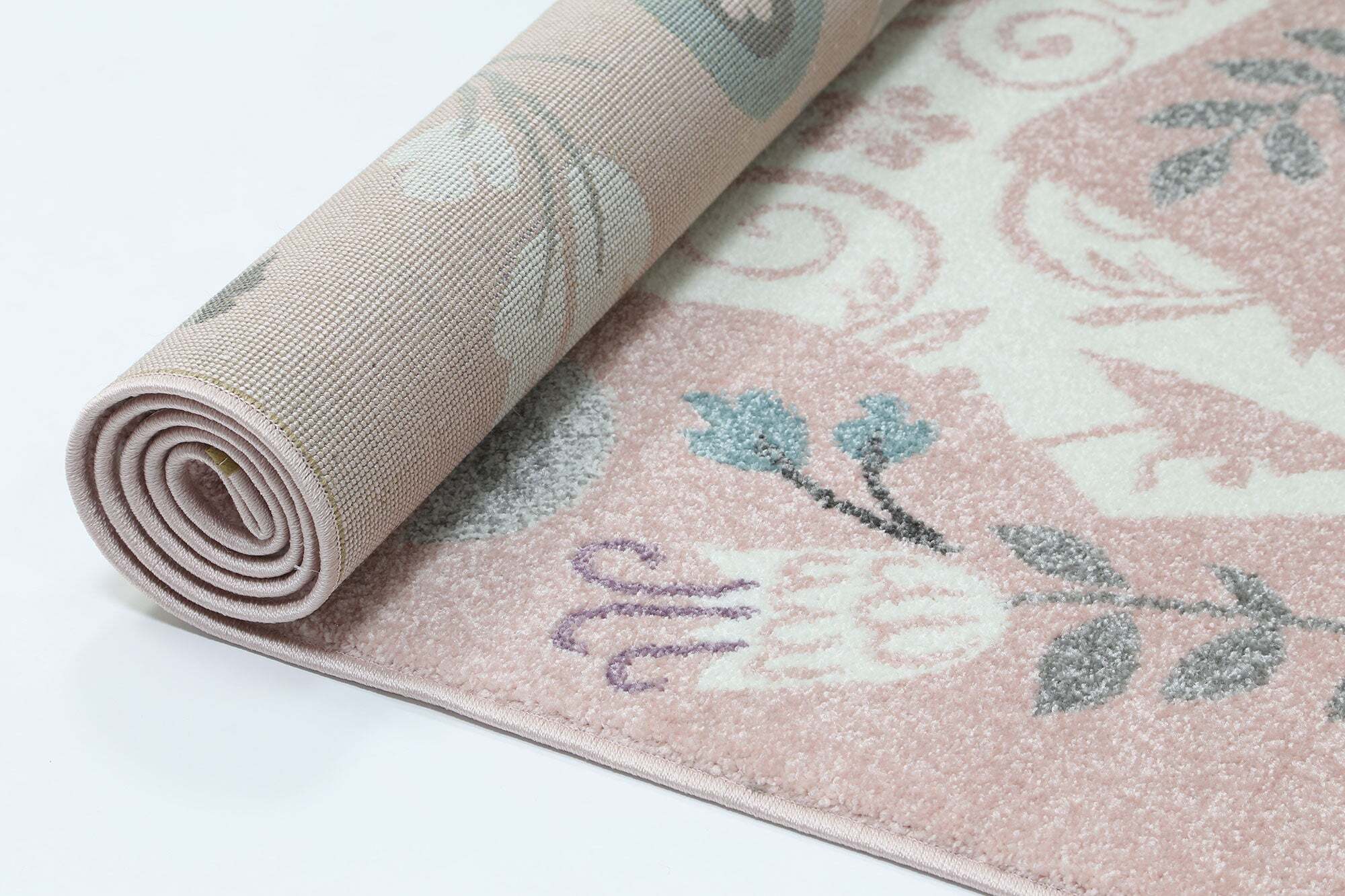 Hello Pink Unicorn & Rainbow Rug