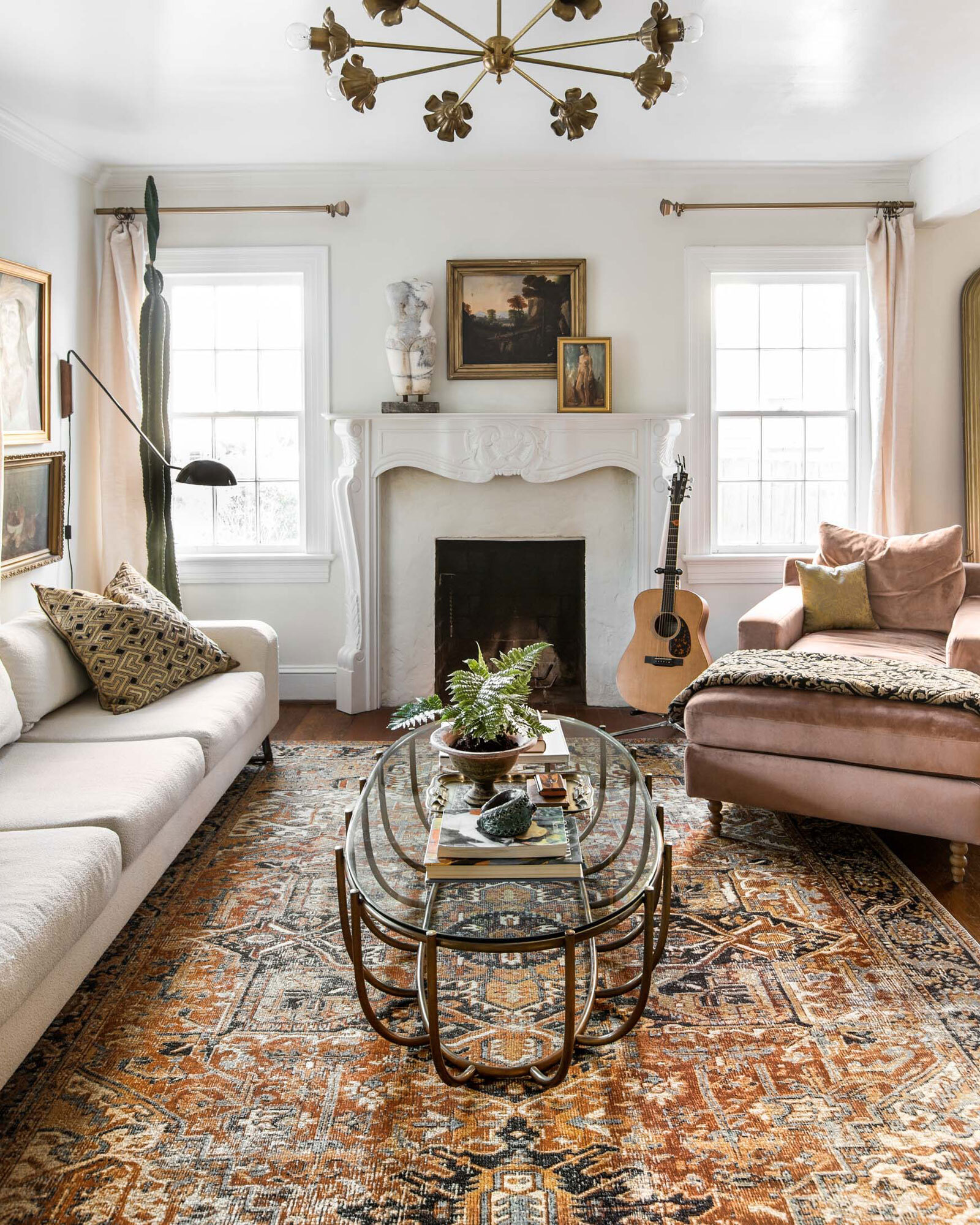 Large View Heriz Traditional Medallion Rug