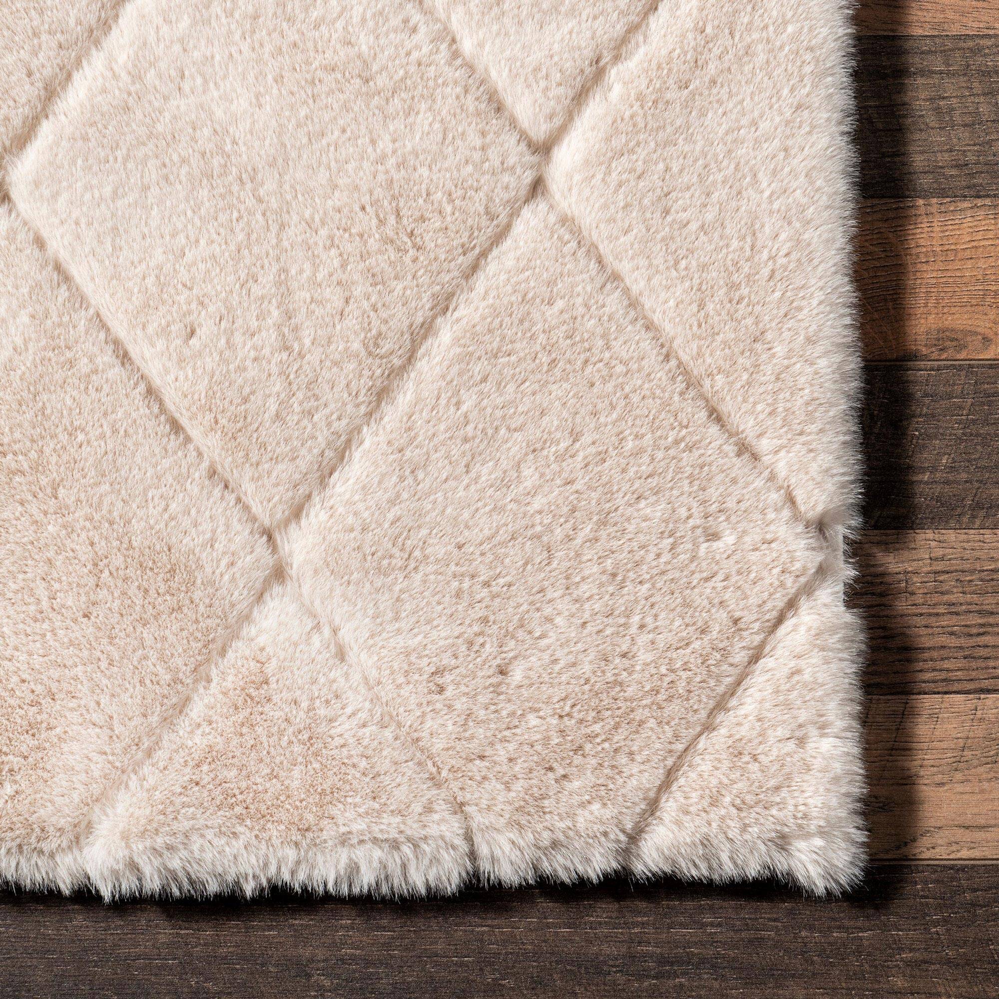 Large View Jessa Washable Trellis Rug