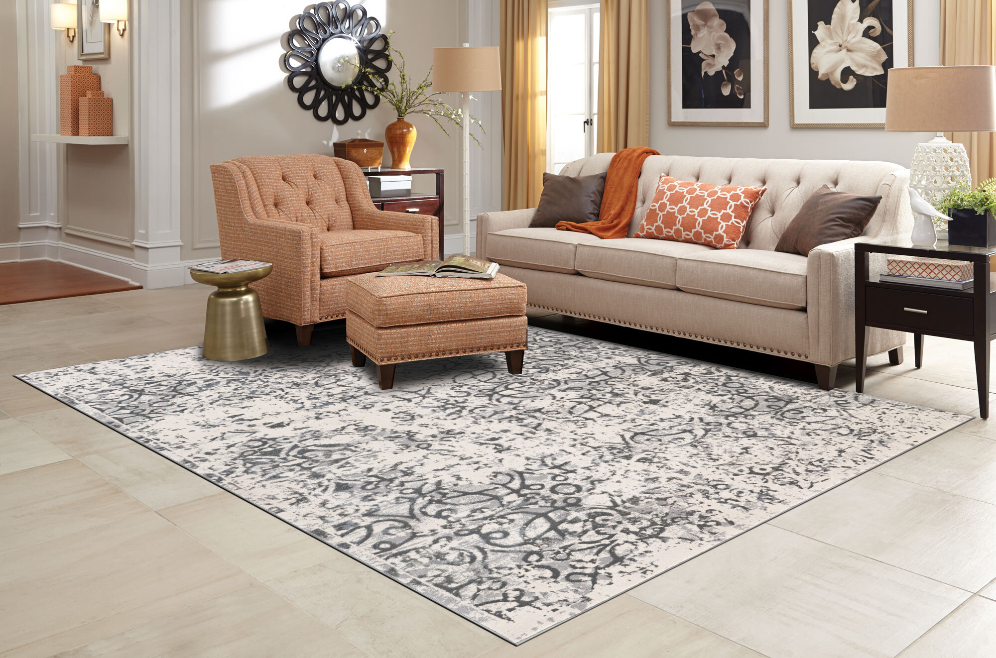 Kyra Contemporary Abstract Rug
