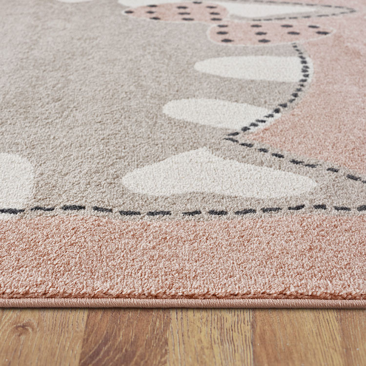 Kade Pink Kitty Cat Kids Rug