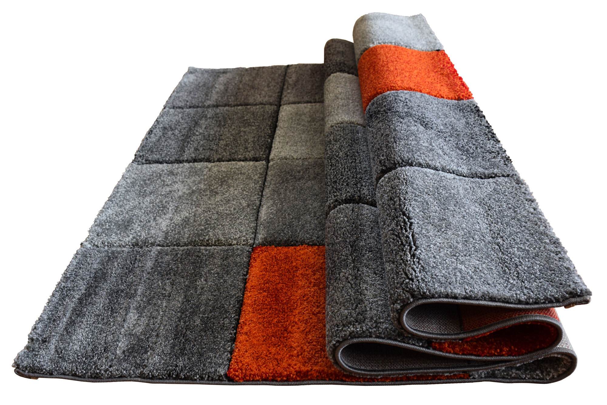 Large View Lucia Modern Square Pattern Rug
