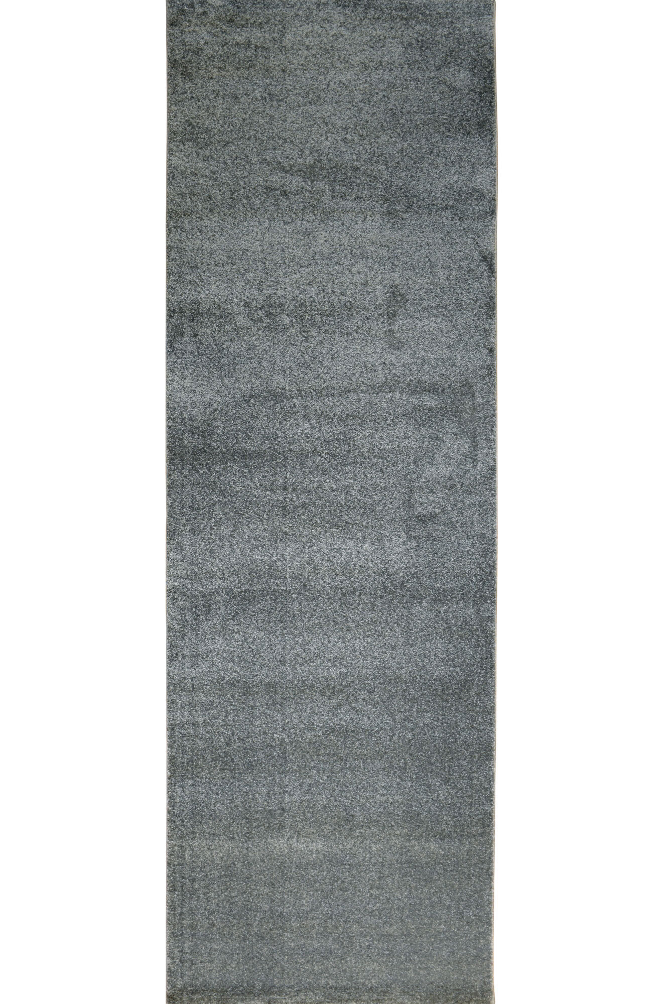 Large View Leo Modern Thick Plain Grey Rug
