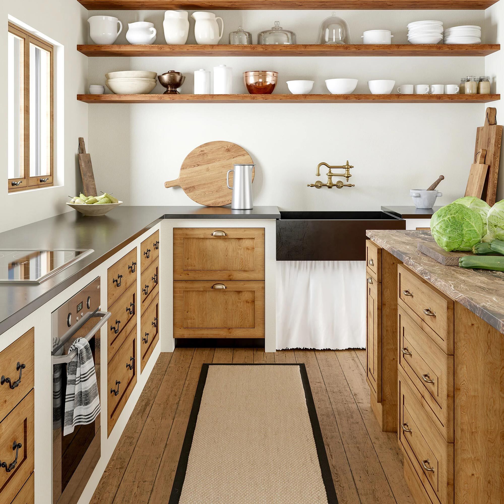 Lidia Sisal Kitchen Runner Rug