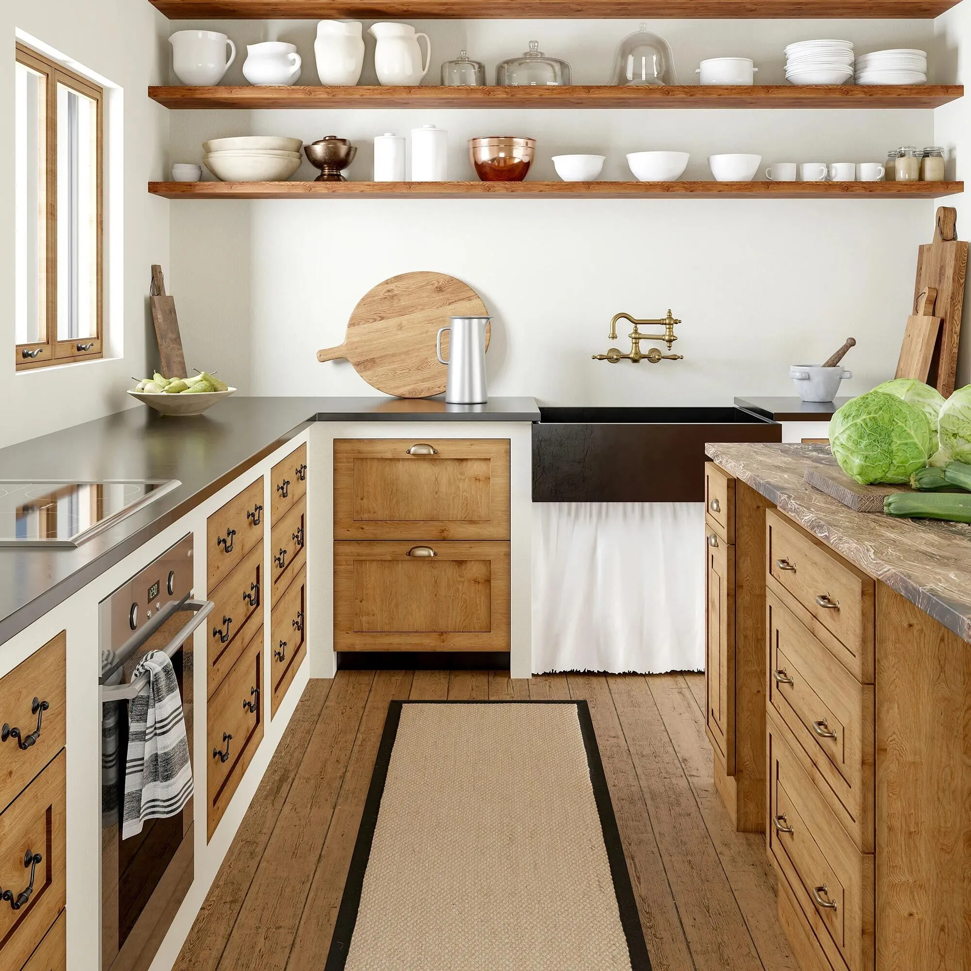 Lidia Sisal Kitchen Runner Rug