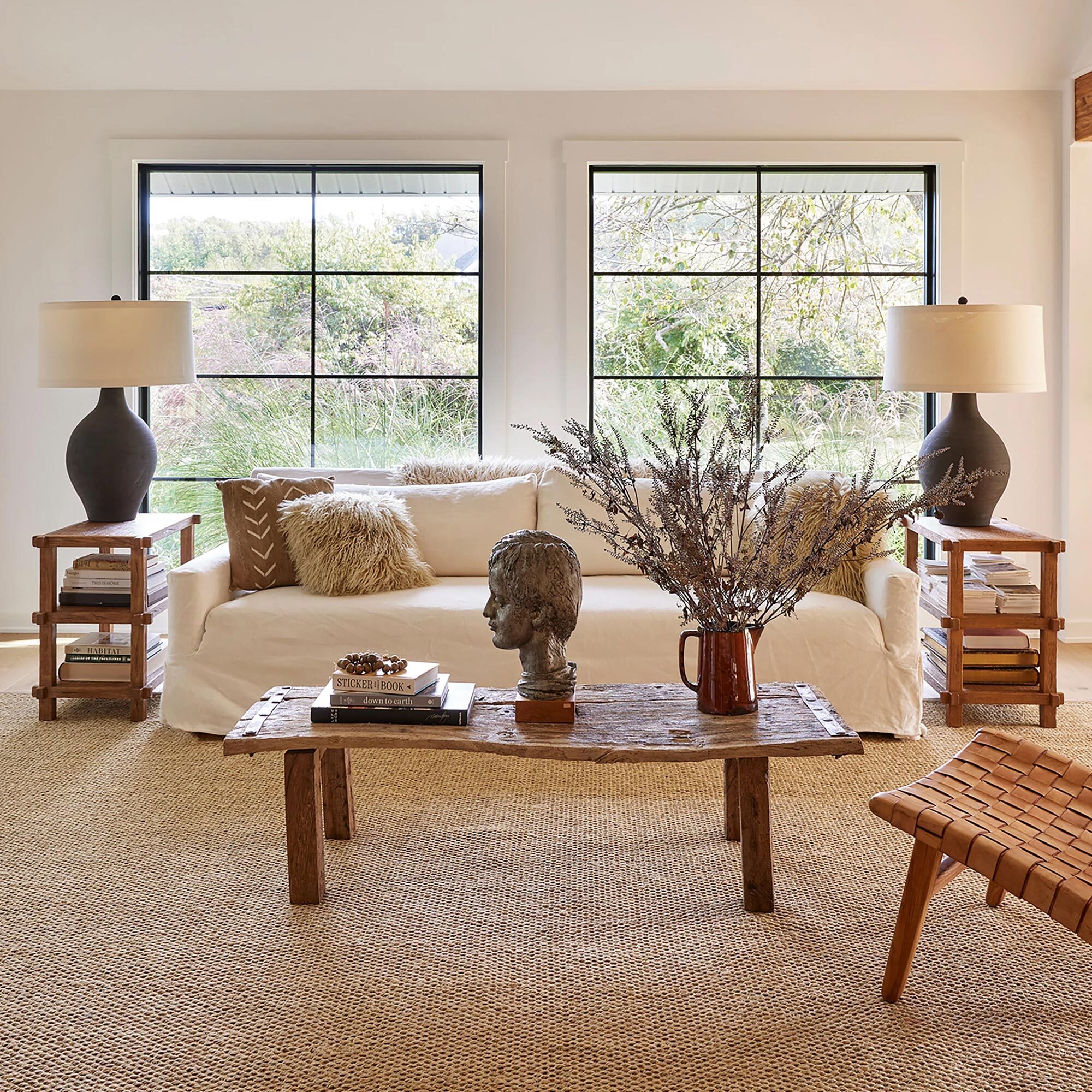 Large View Lidia Sisal Flatweave Border Rug