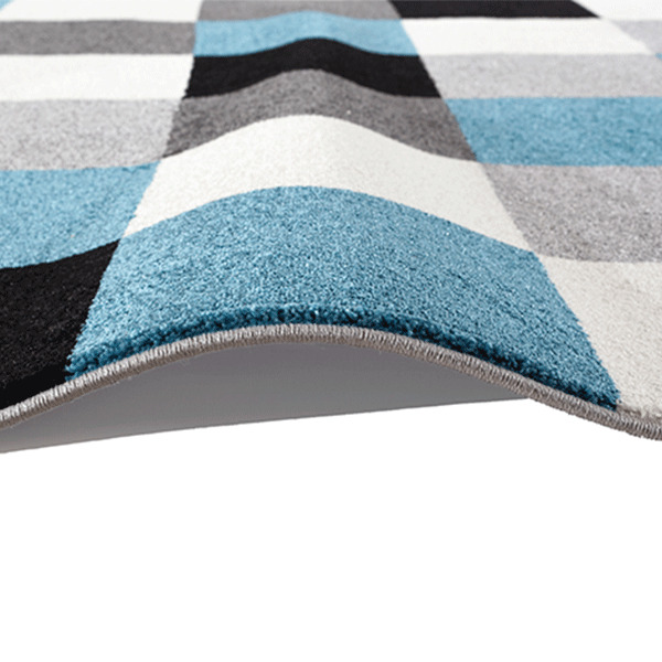 Large View Lilly Sqaure Pattern Rug(Size 230 x 160cm)