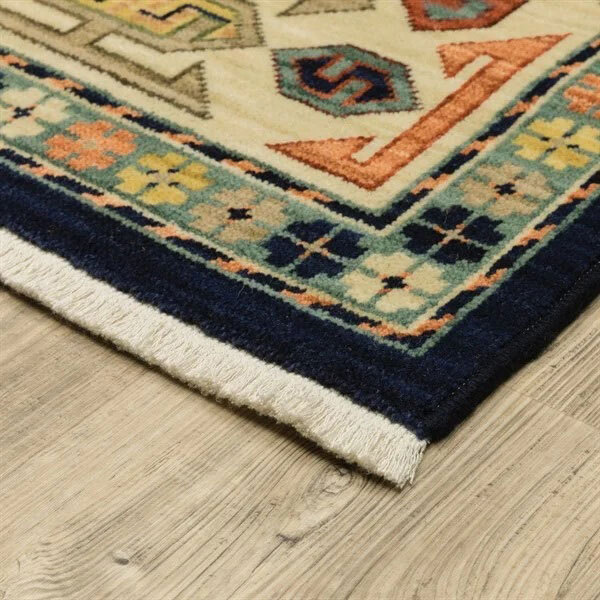 Large View Leah Classic Medallion Wool Rug