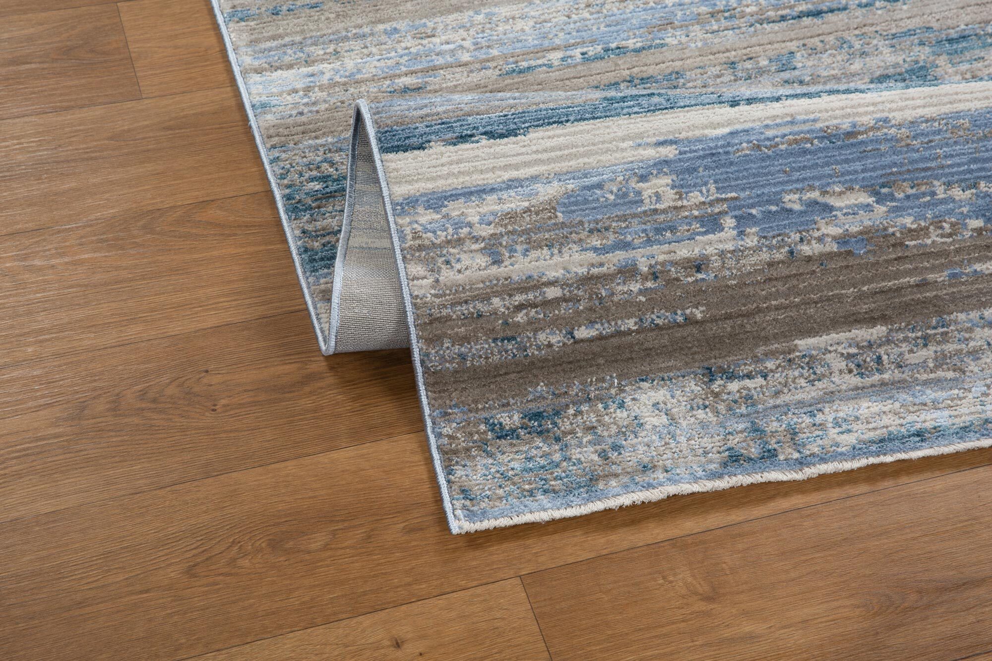 Large View Lukas Contemporary Striped Rug