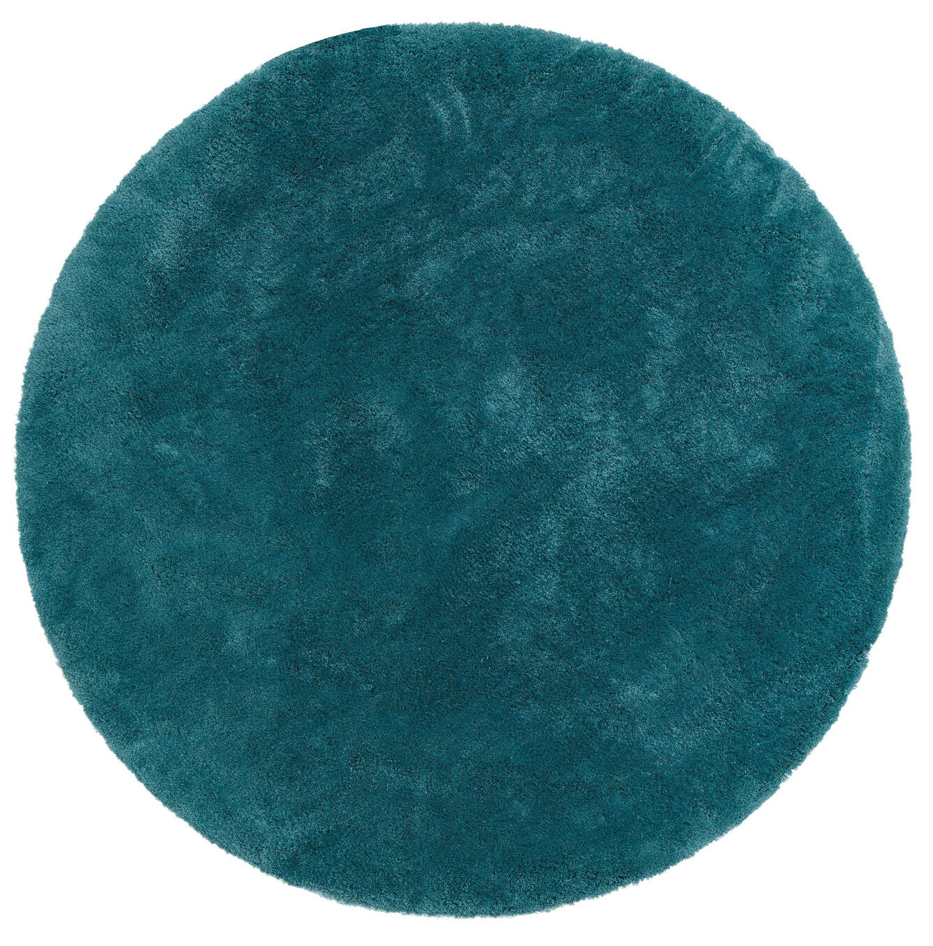 Large View Levis Plain Green Shaggy Rug