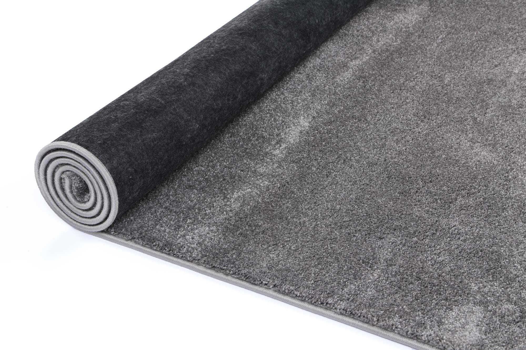 Large View Macey Thick Plain Grey Rug