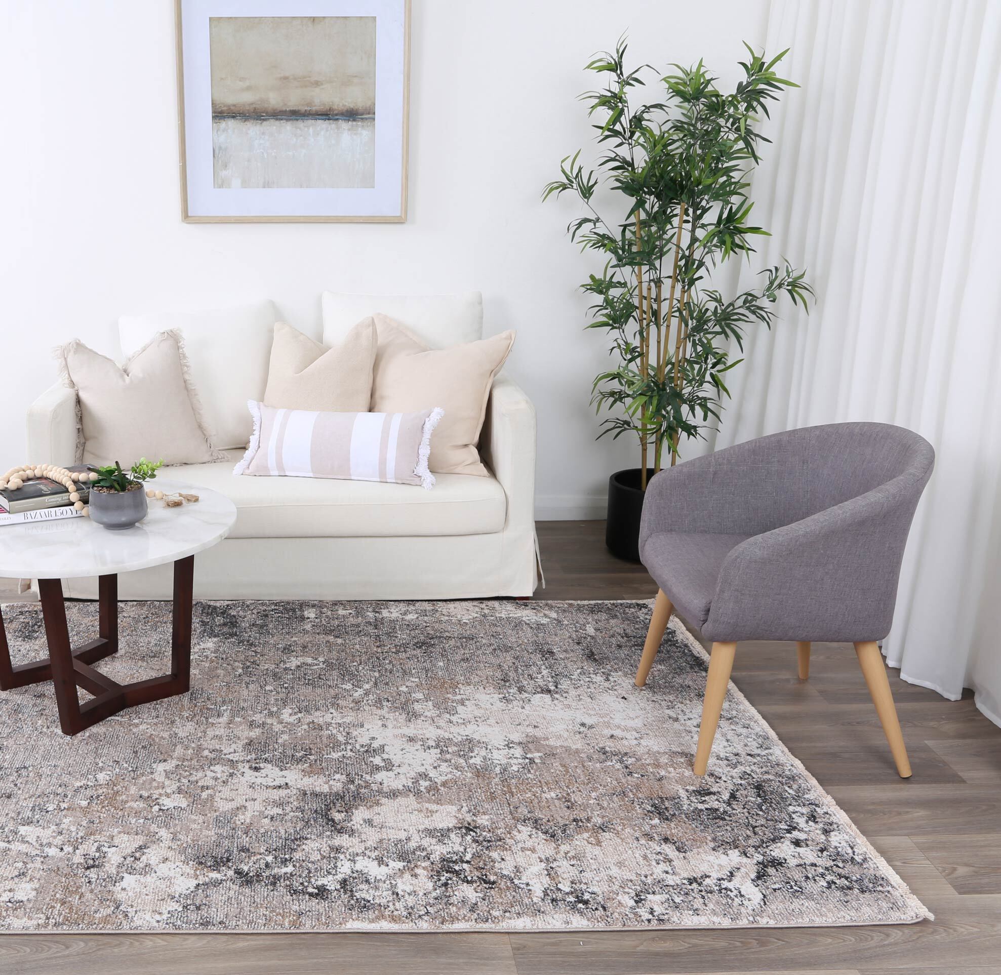 Large View Mario Contemporary Abstract Rug