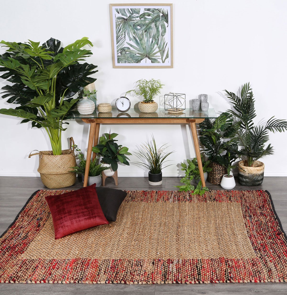 Large View Massimo Hand Woven Border Rug