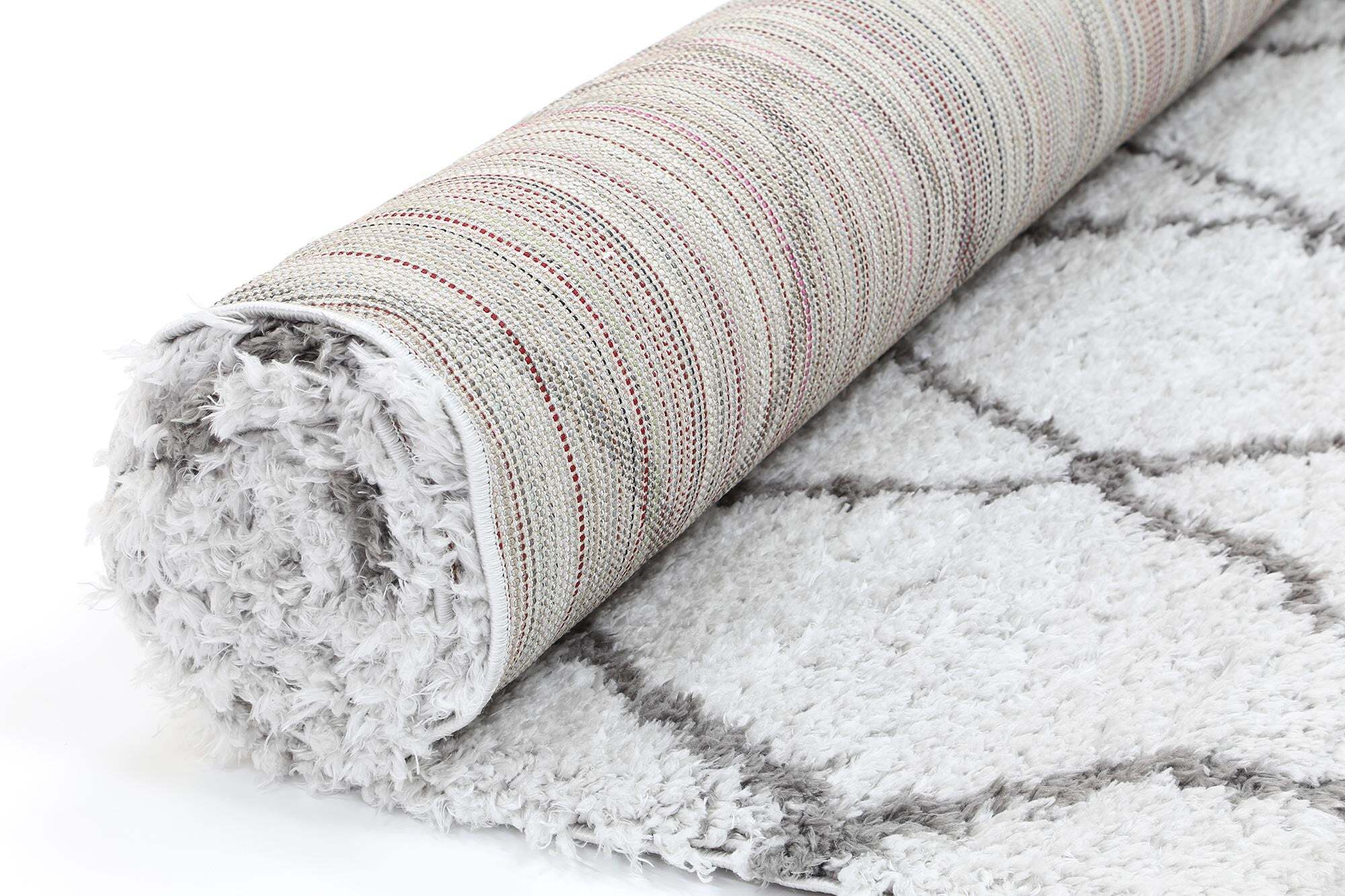 Maya Moroccan Trellis Shaggy Rug