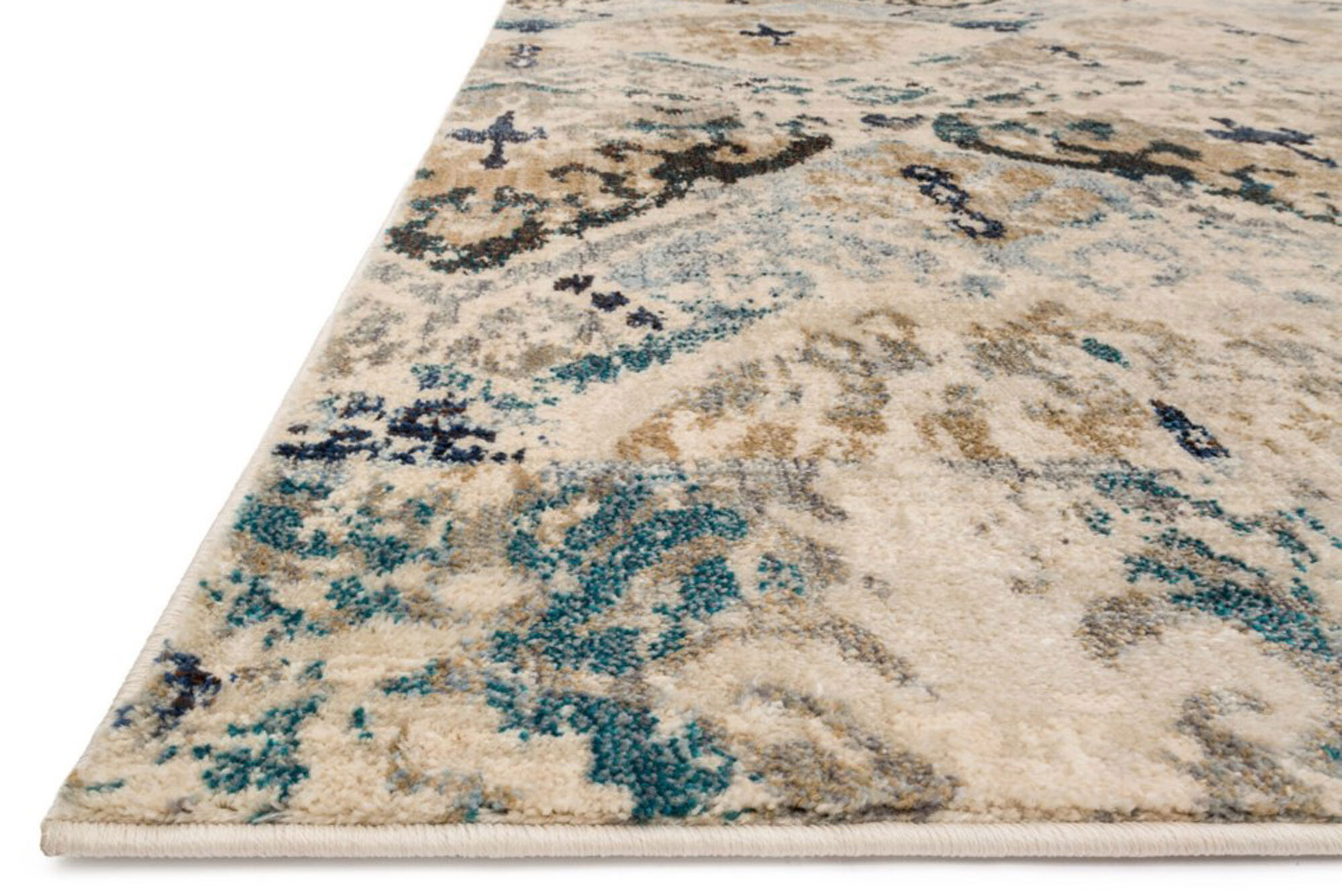 Large View Melanie Overdyed Beige Rug