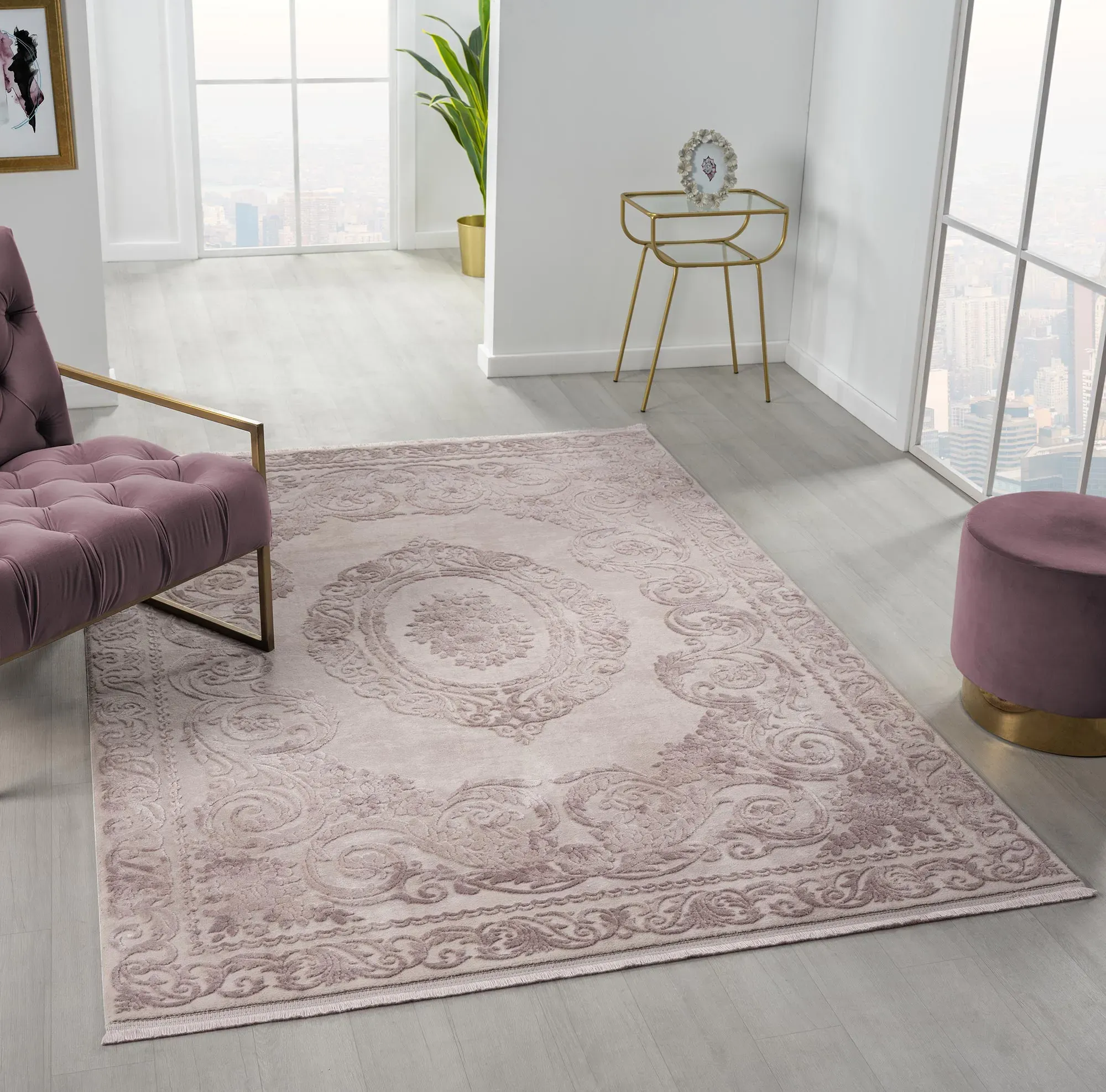Mademoiselle Floral Parisian Rug