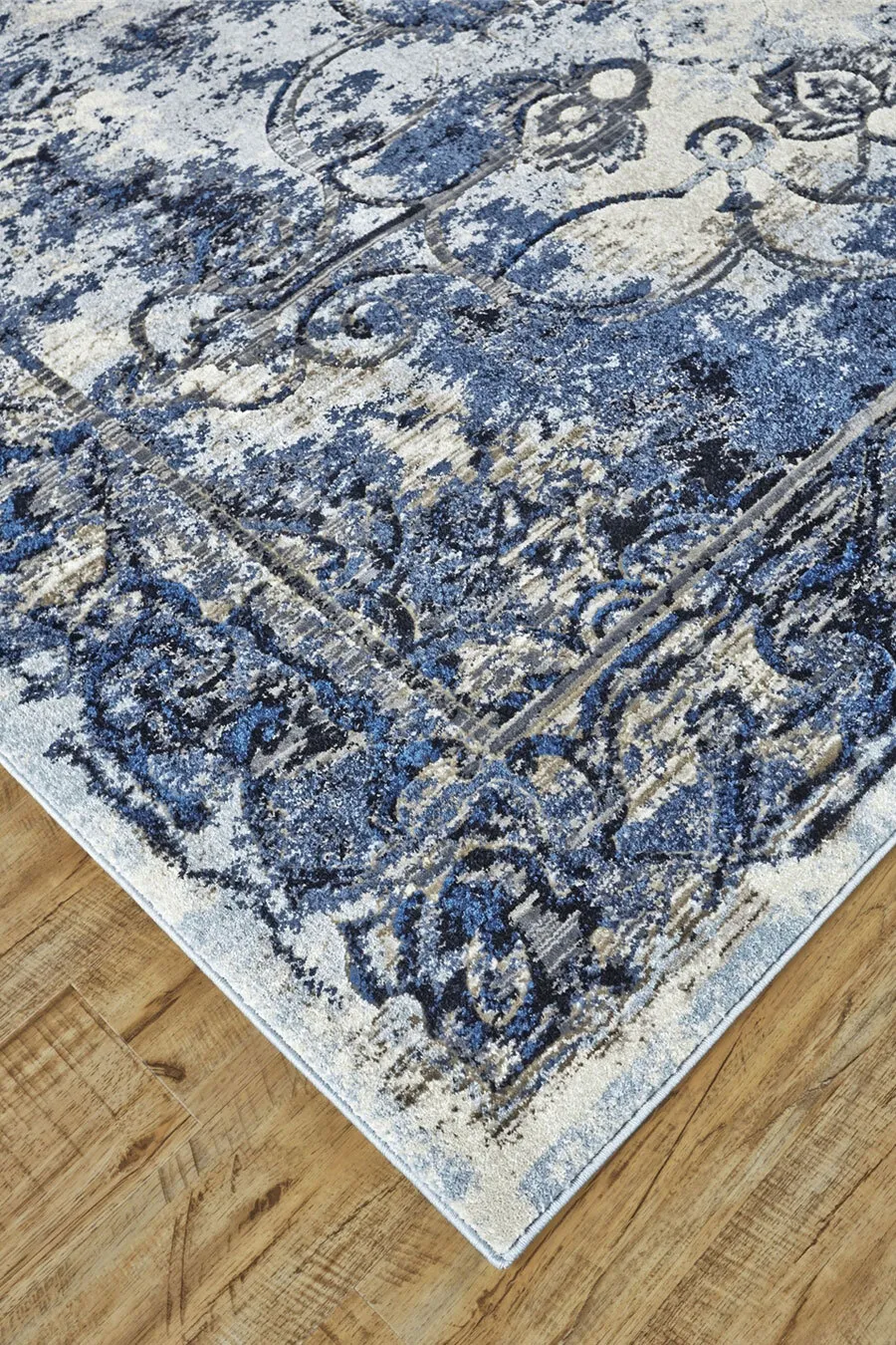 Large View Melissa Blue Transitional Rug