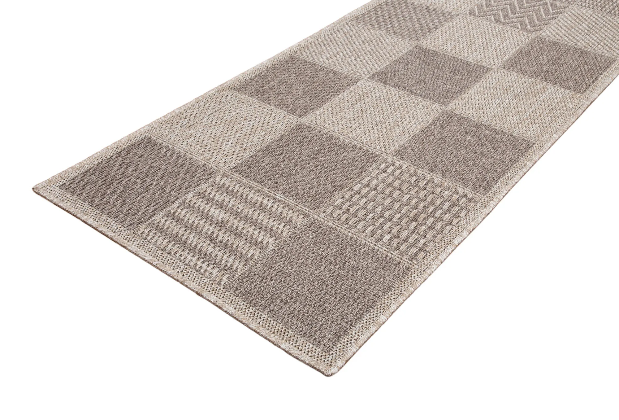 Large View Mika Square Pattern Outdoor Rug