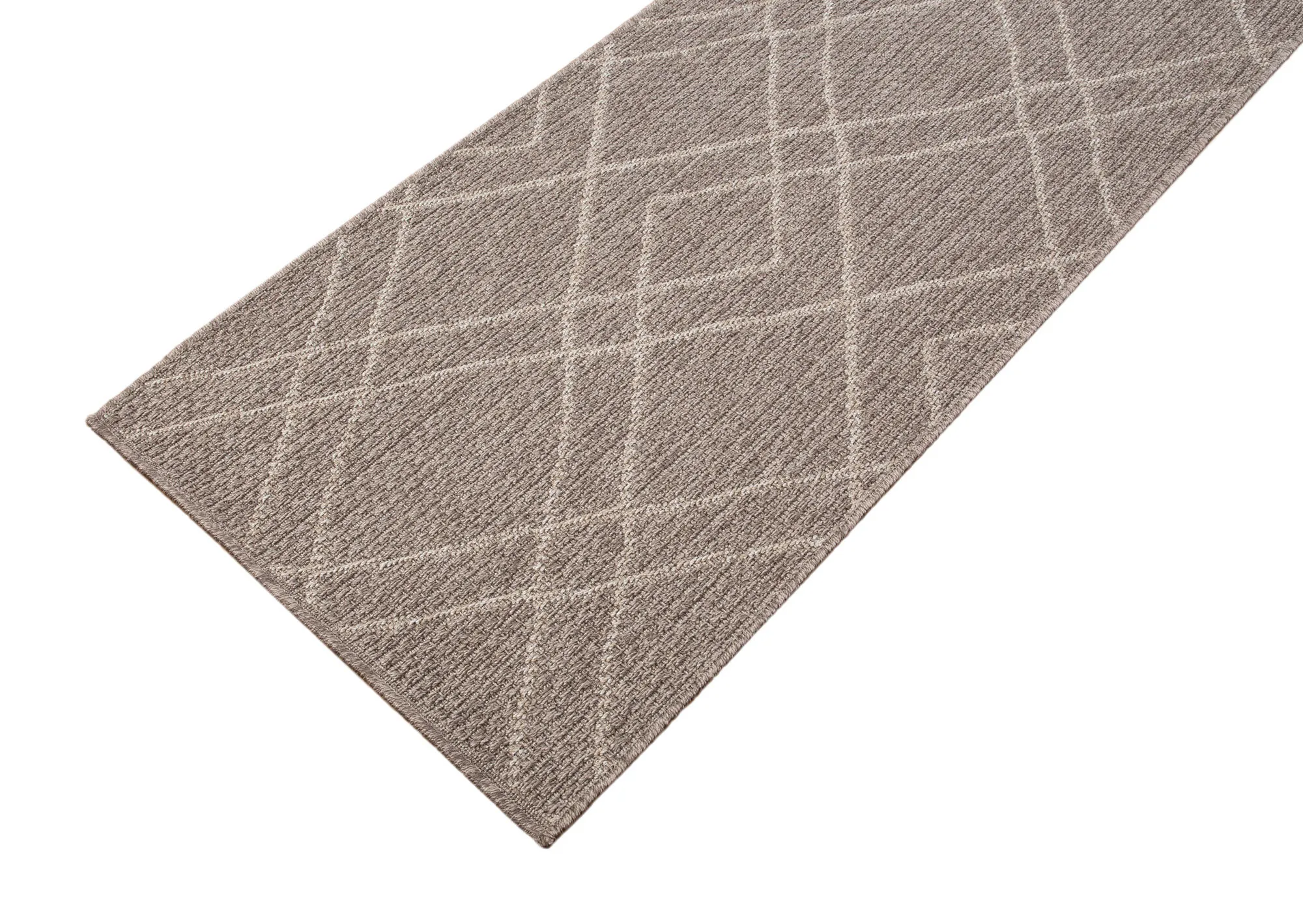 Large View Mika Diamond Design Patio Rug