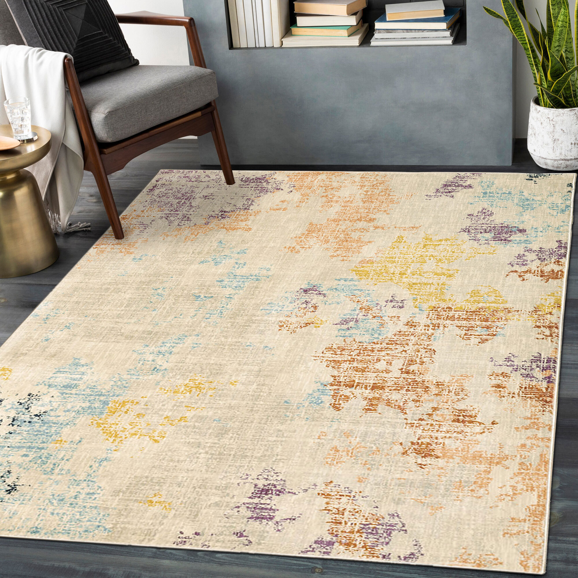 Myla Contemporary Abstract Rug