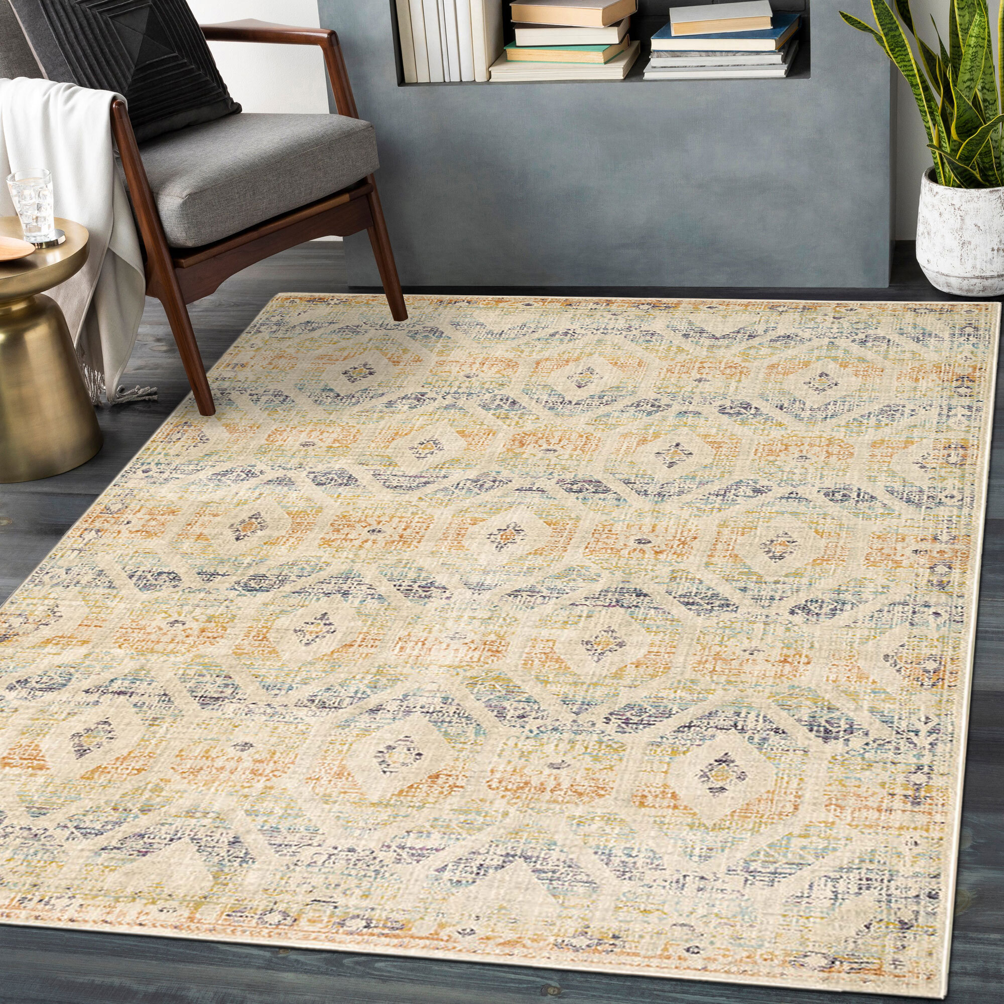 Myla Traditional Geometric Rug