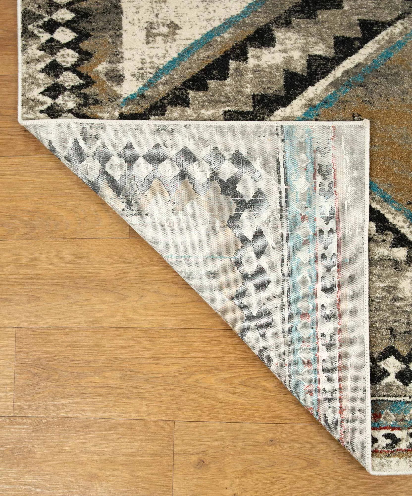 Large View Mobi Geometric Tribal Rug