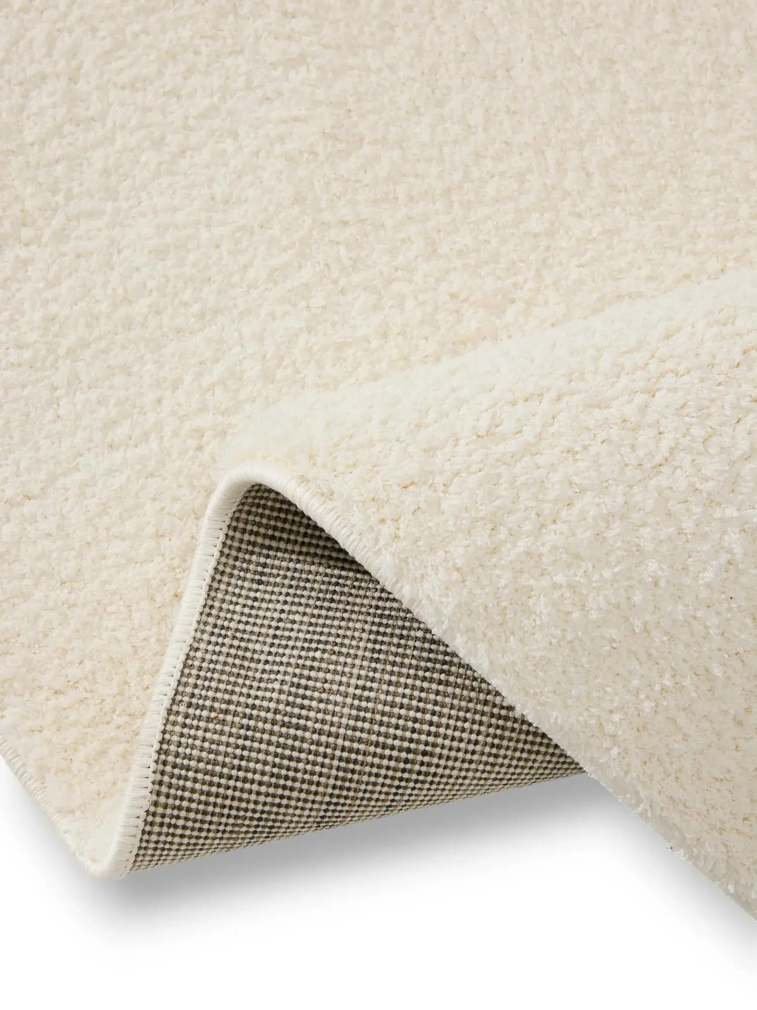 Mojito Plain White Shaggy Rug