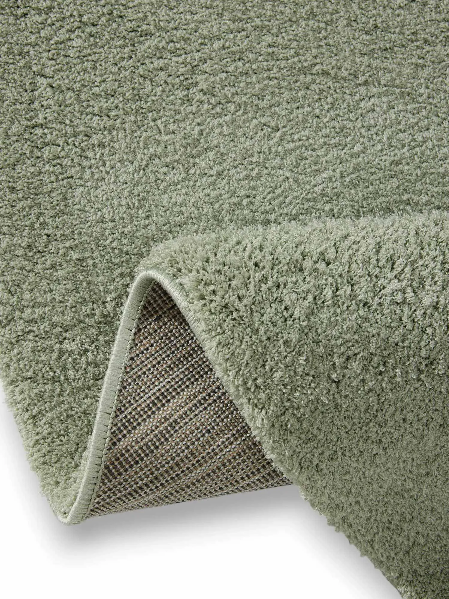 Mojito Plain Green Shaggy Rug